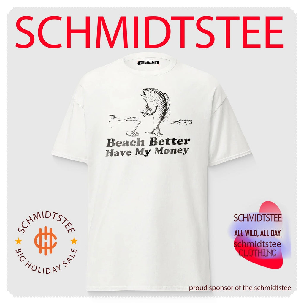 Trendy beach have my money fish shirt