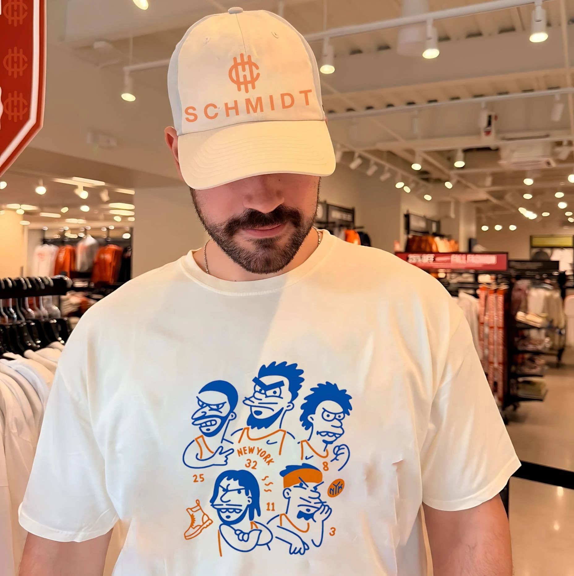 New York Knicks The Simpsons team members cartoon style shirt