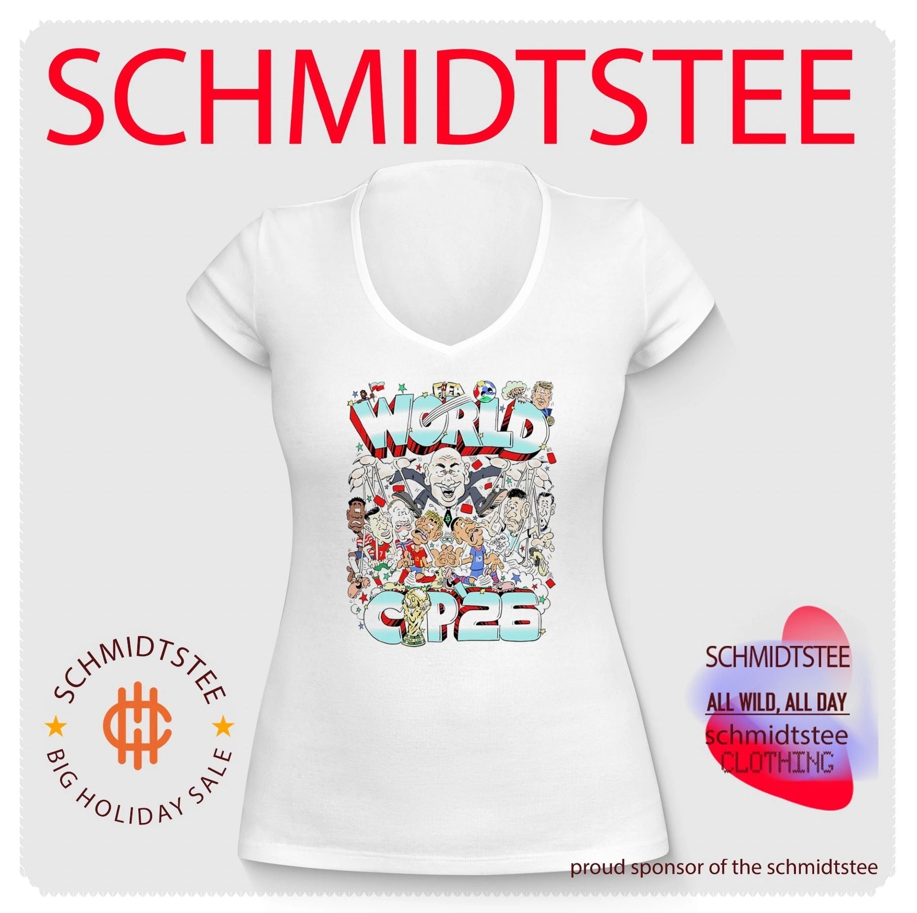 Fifa World Cup 26 caricature shirt
