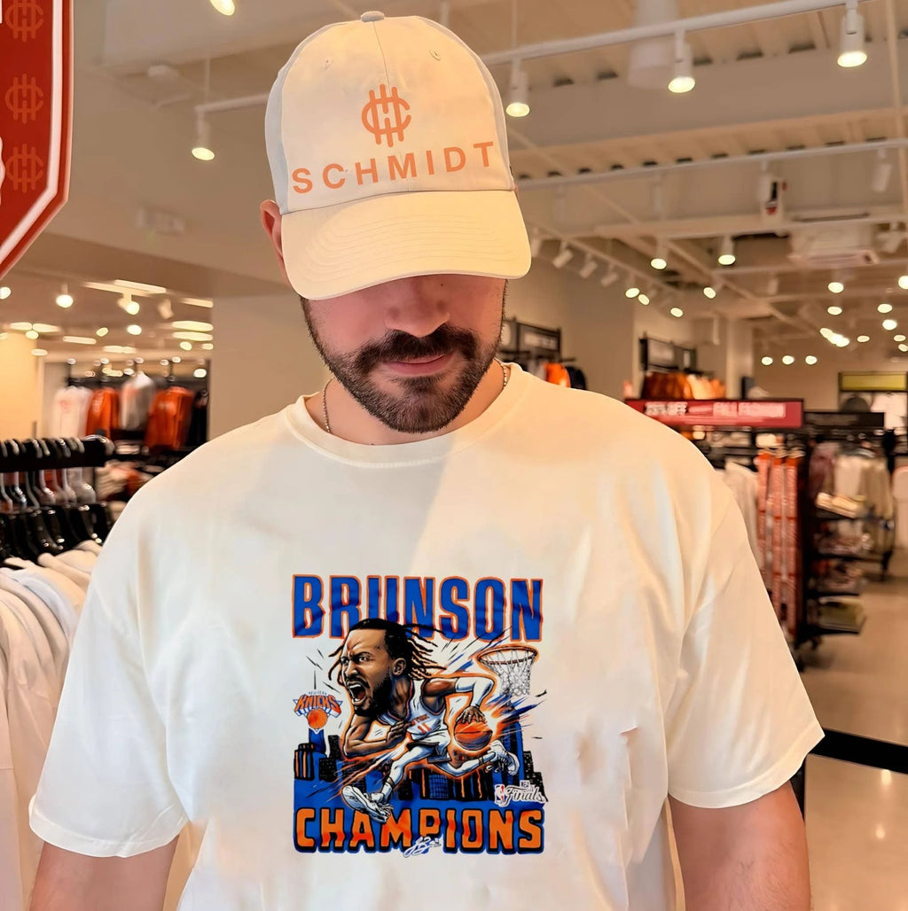 Jalen Brunson New York Knicks 2026 NBA Finals Champions Cotton Shirt