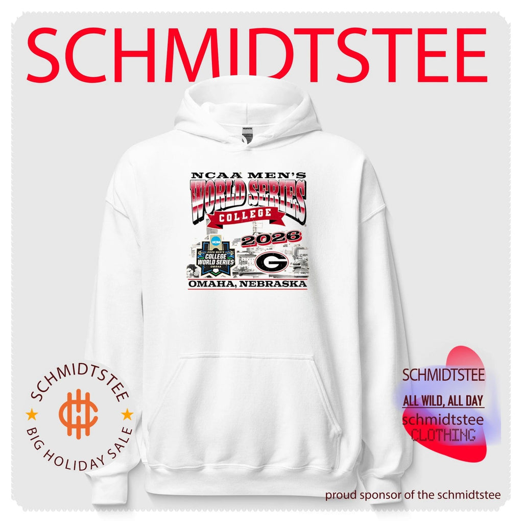 Georgia Baseball 2026 Men’s College World Series skyline shirt