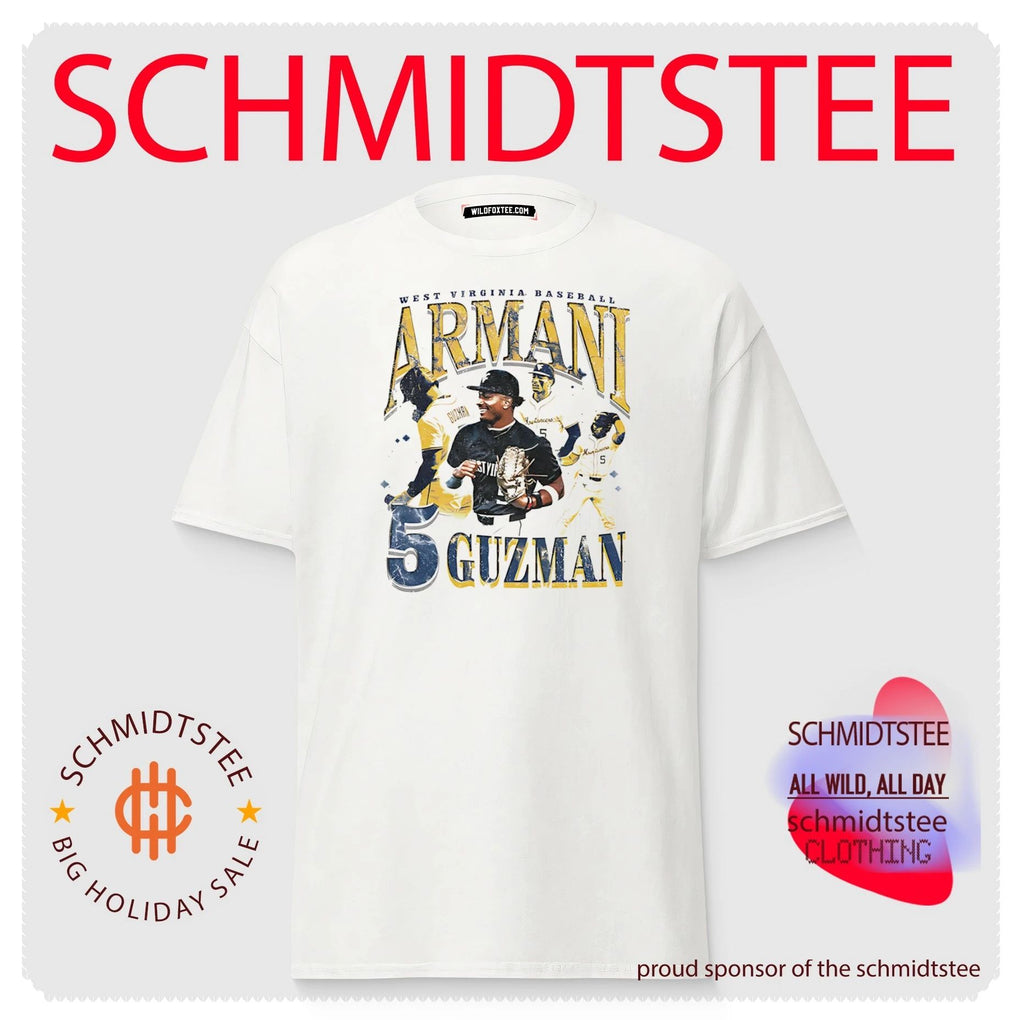 Armani Guzman West Virginia Baseball Armani Guzman Retro 90s shirt