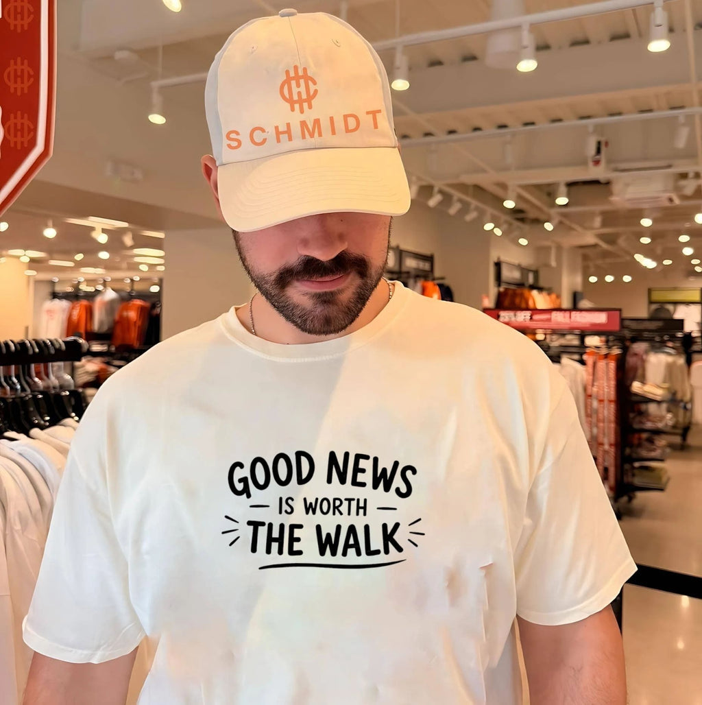 Good news is worth the walk vintage shirt