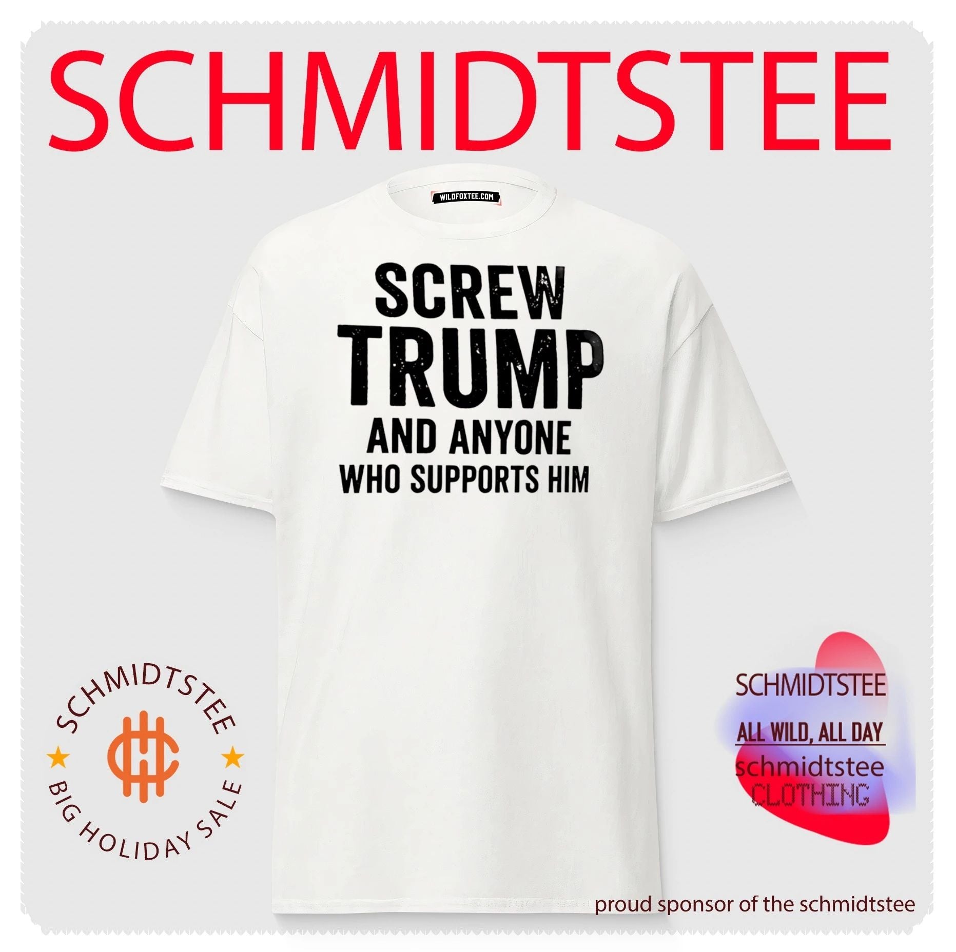 Screw Trump and anyone who supports him shirt
