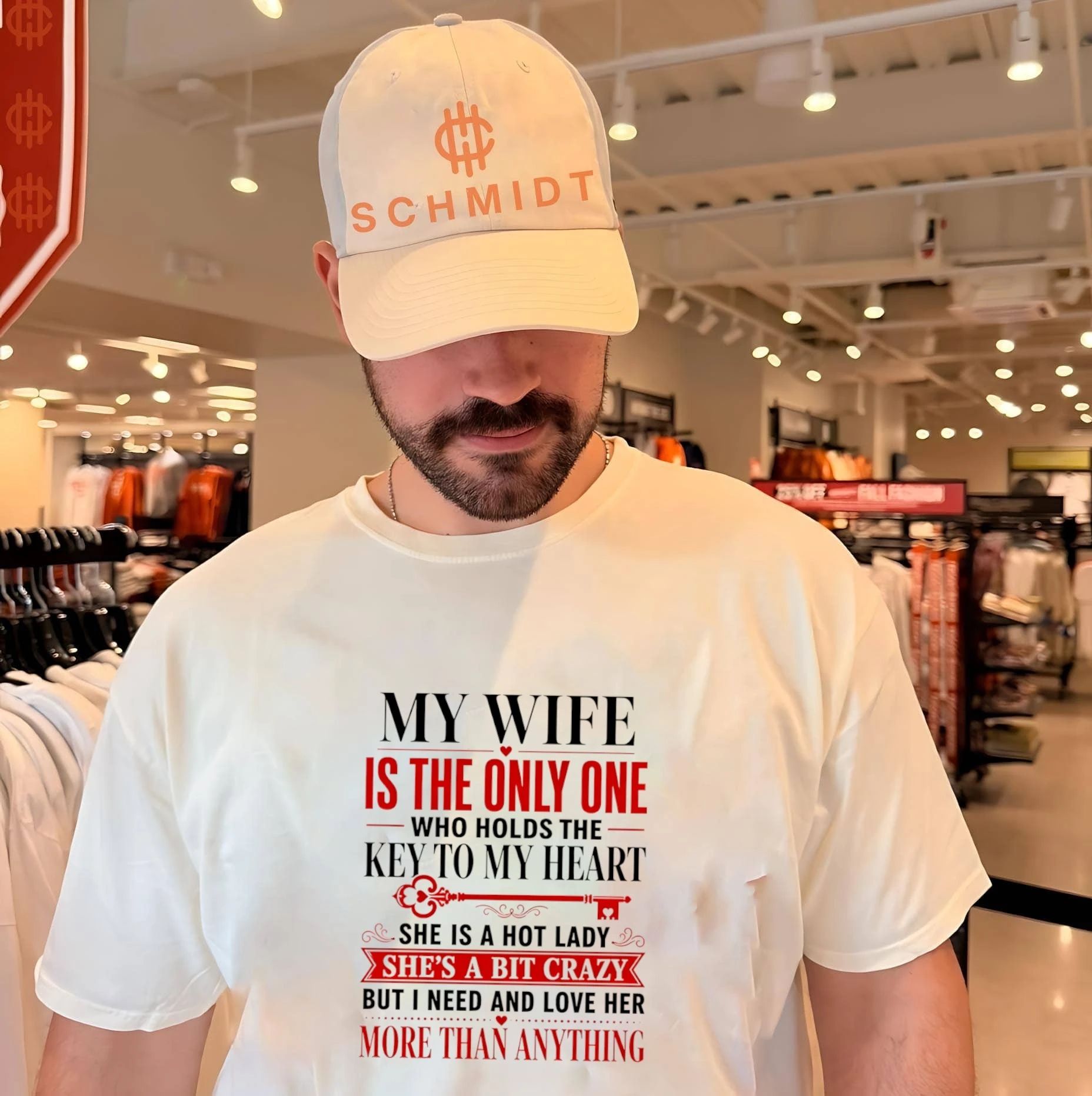 My wife is the only one who holds the key to my heart shirt