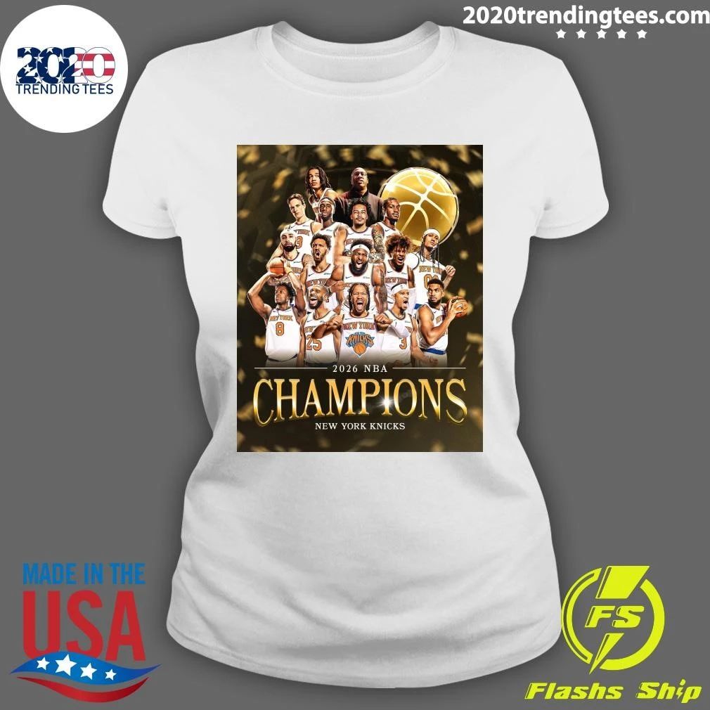 New York Knicks 2026 NBA Champions For The Boroughs And Knicks Fans Around The World Shirt