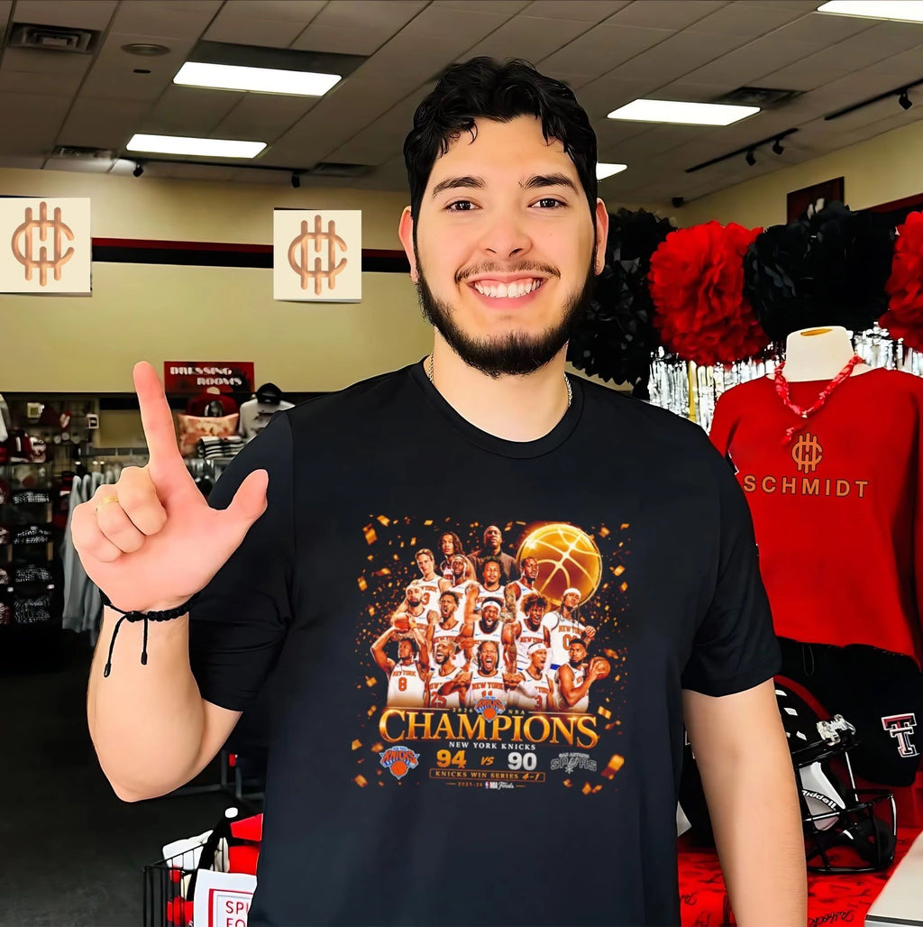 New York Knicks 2026 NBA Finals Champions 94 90 score shirt