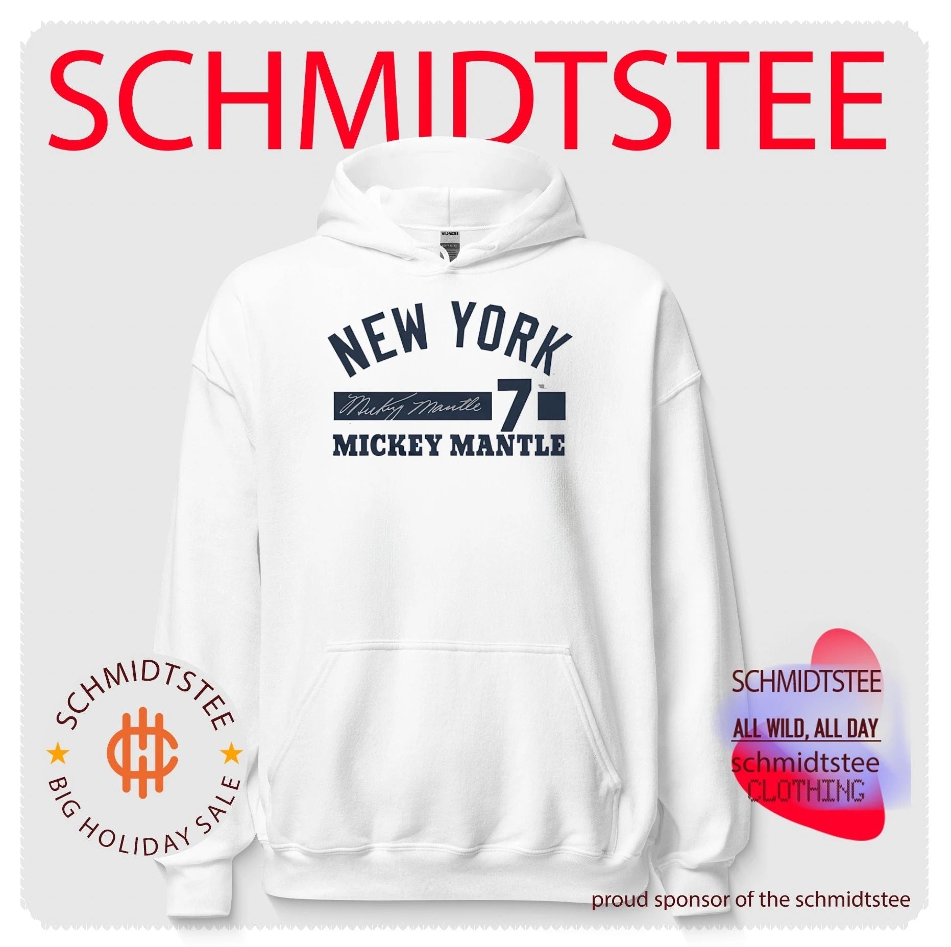 New York Yankees Mickey Mantle Signature Name & Number shirt