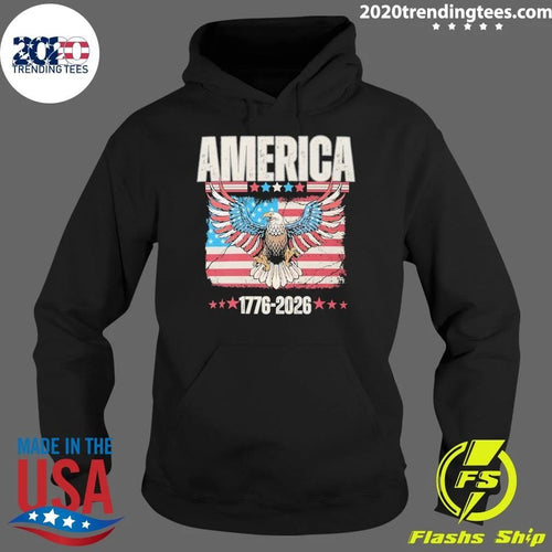 America 1776-2026 Patriotic Eagle USA 250th Anniversary Tee Shirt