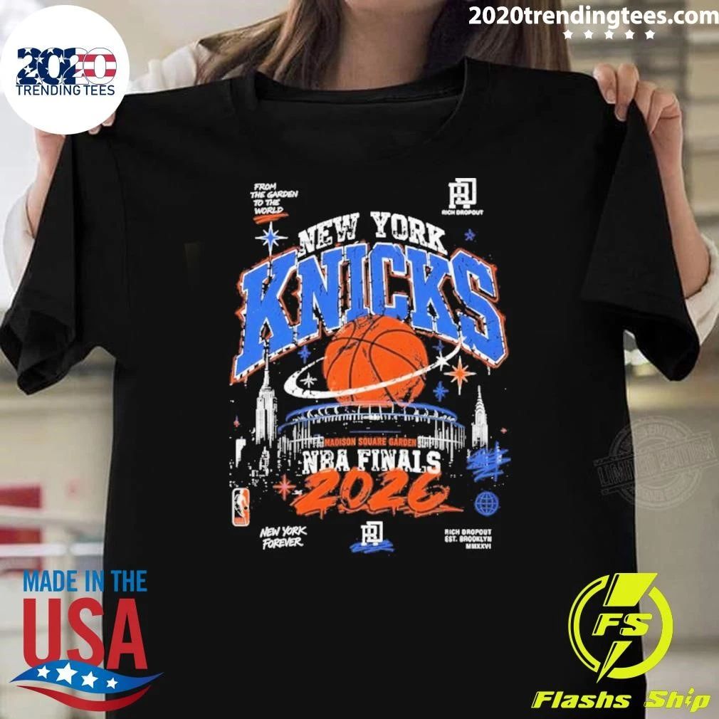 New York Knicks Basketball Team Madison Square Garden Nba Finals 2026 Shirt