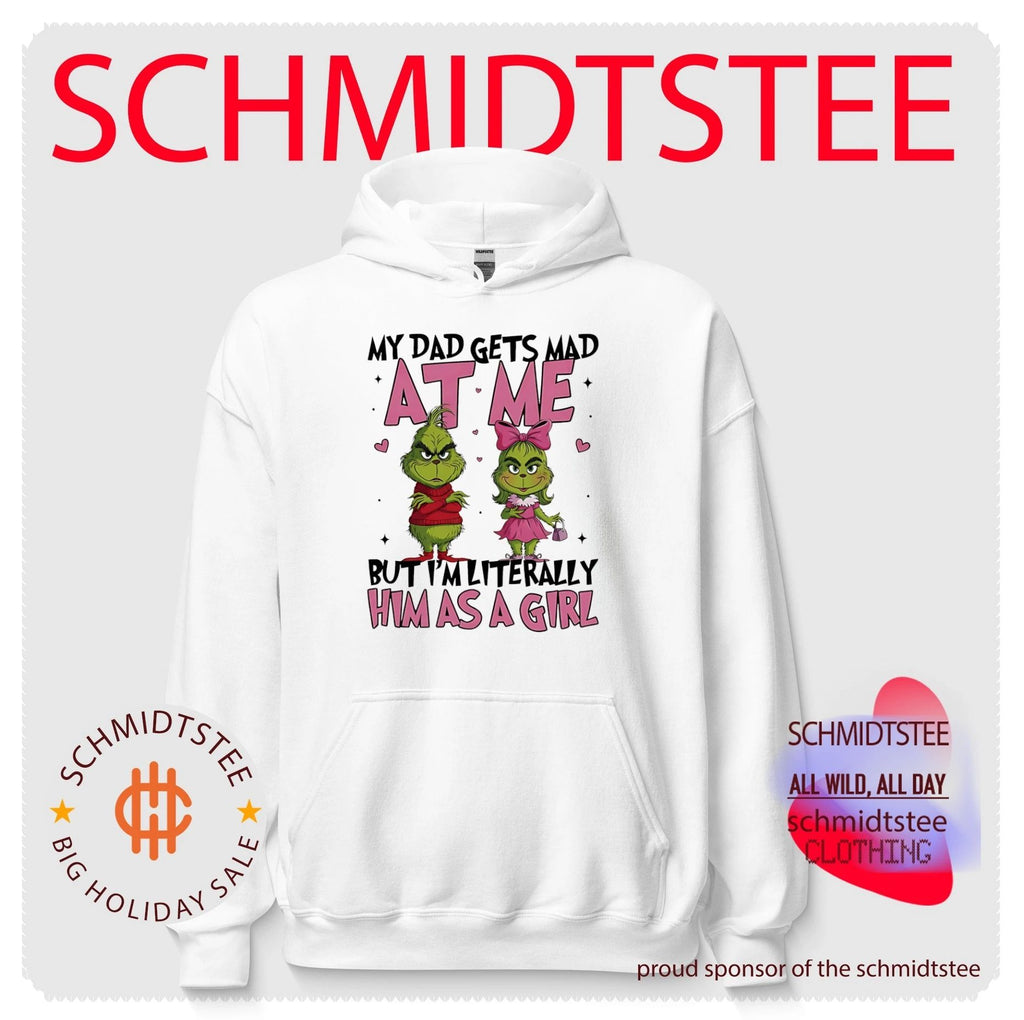 My dad gets mad but I’m literally him as a girl Grinch shirt
