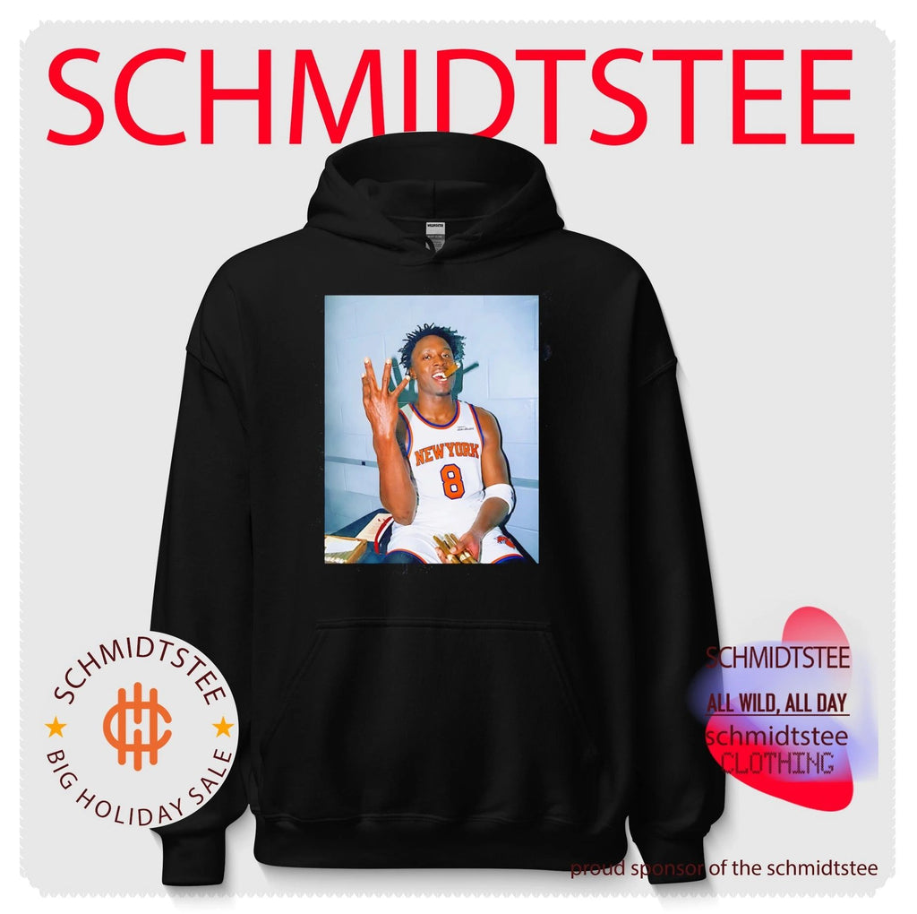 New York Knicks OG Anunoby hand gesture shirt
