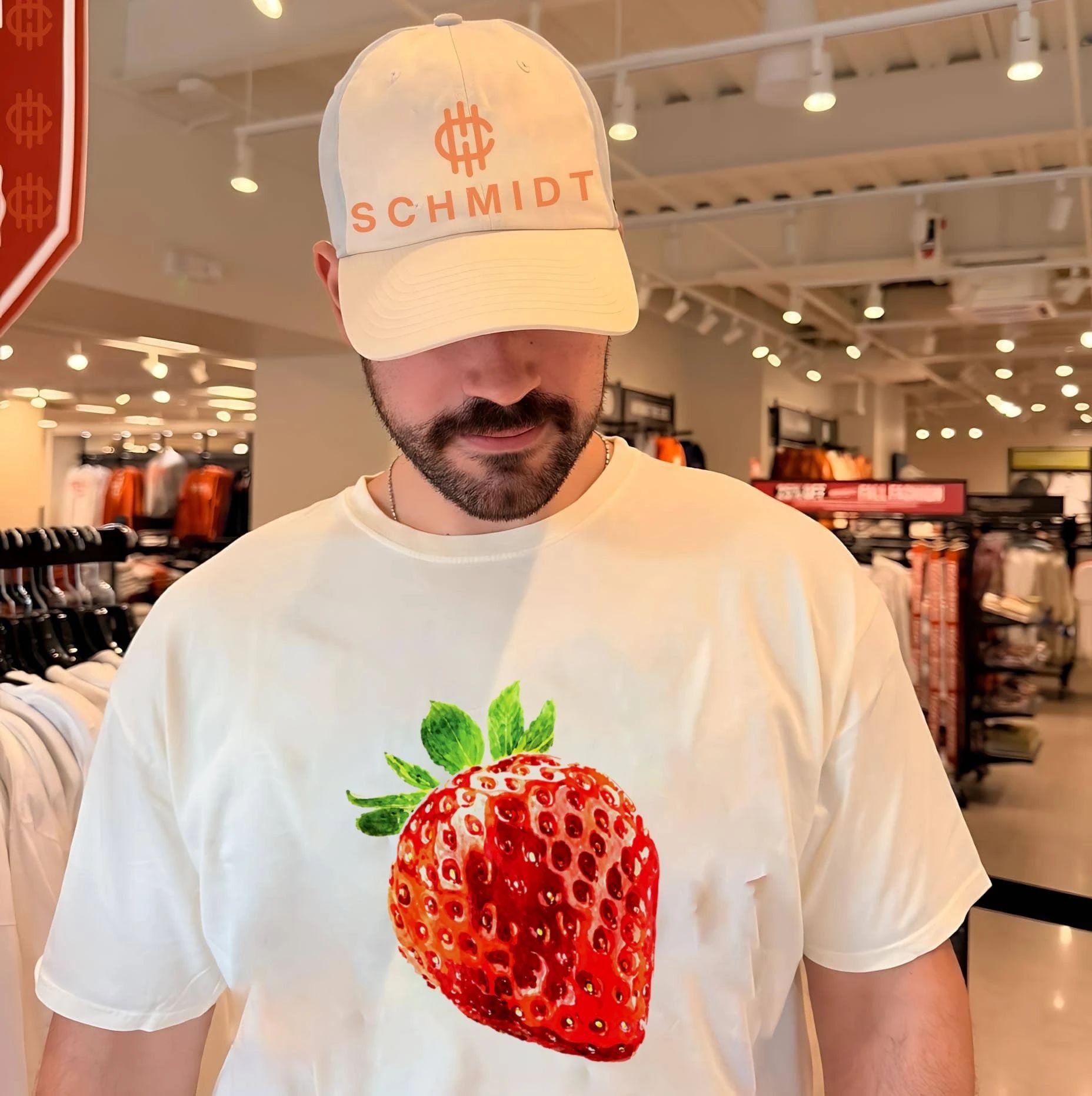 Alice and Steve Izzy By Anthropologie Strawberry Shirt
