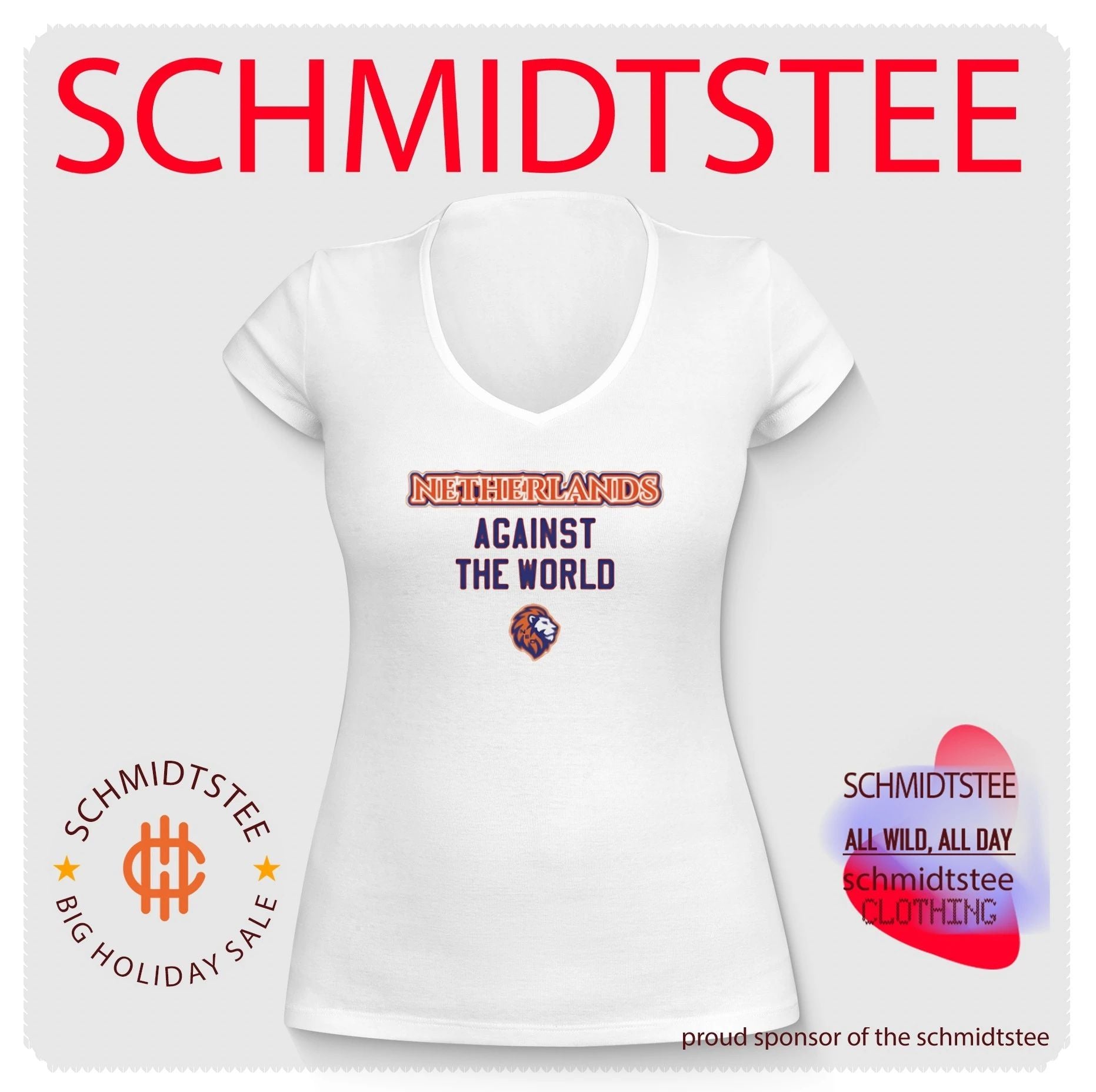 Netherlands Against The World logo shirt