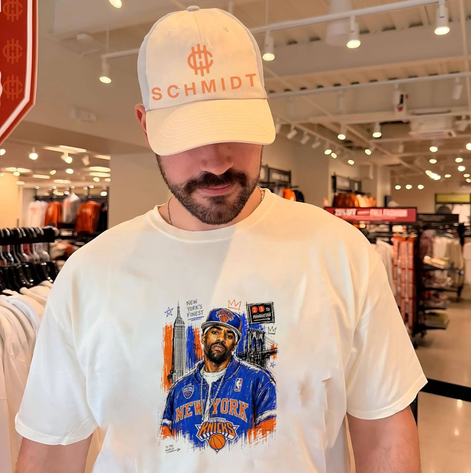 New York Knicks digital art retro shirt