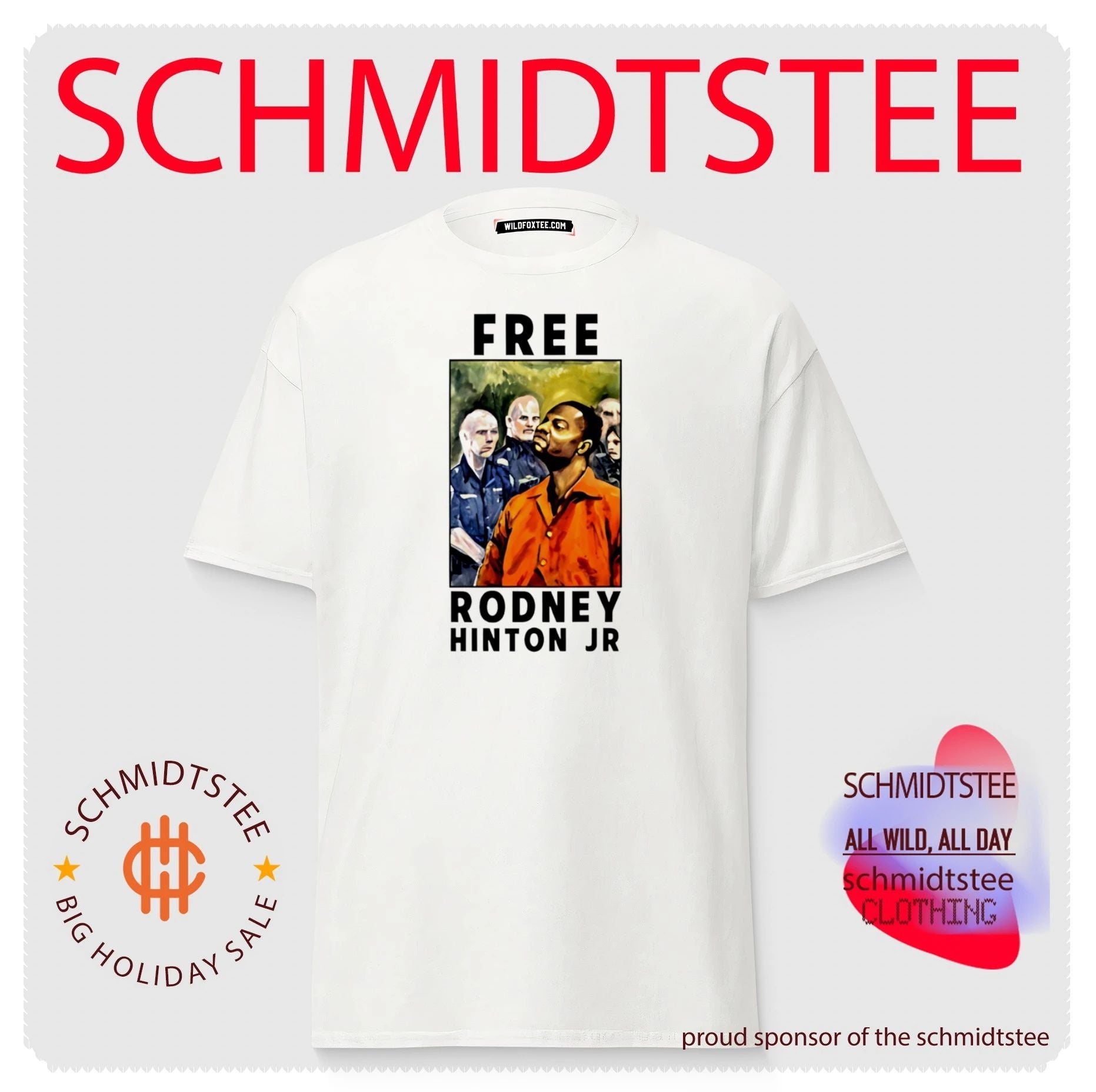 Free Rodney Hinton Jr. Social Justice Awareness Support T-Shirt