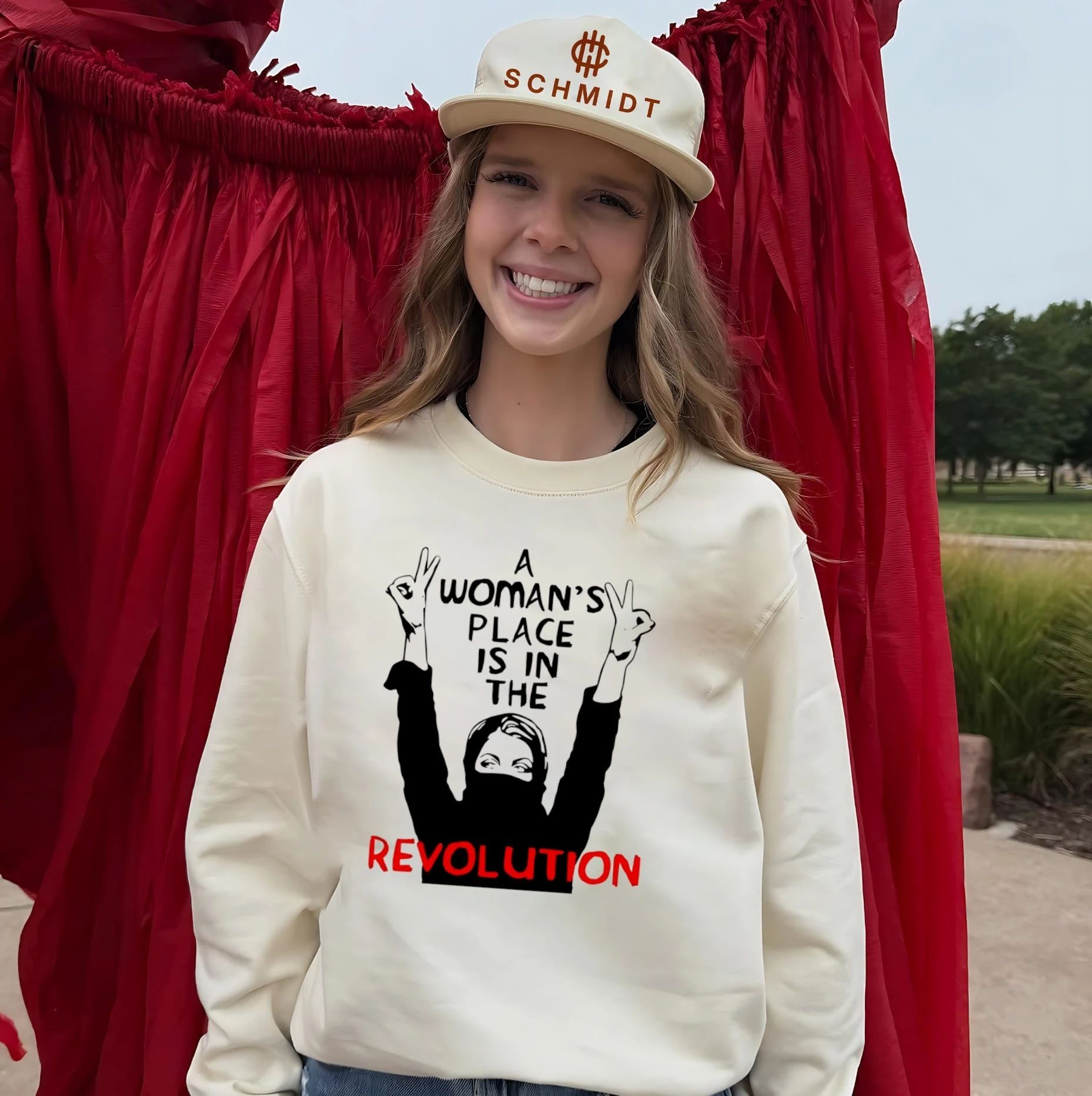 A woman’s place is in the Revolution shirt