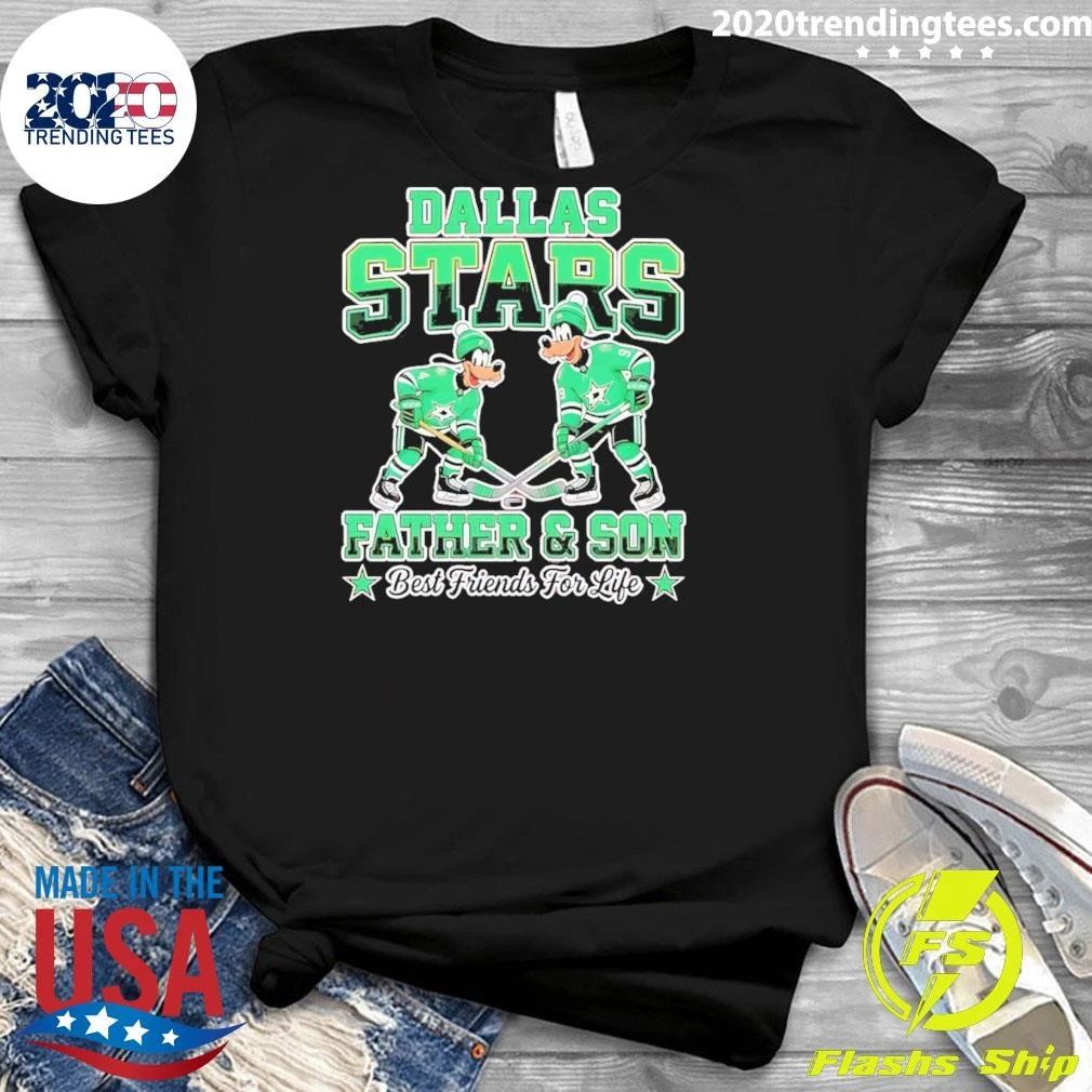 Disney Goofy Dallas Stars Father And Son Best Friends For Life Shirt