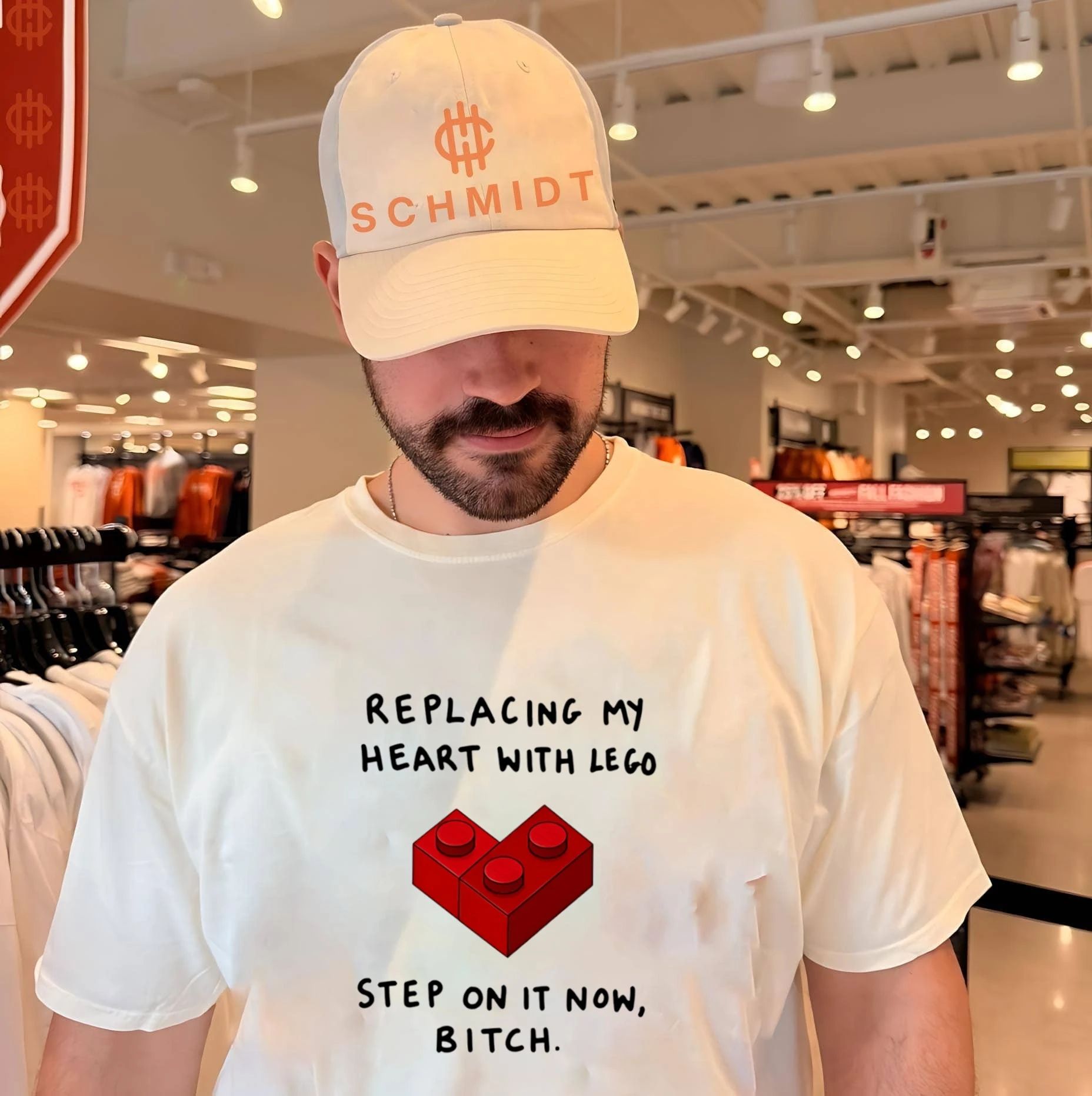 Replacing my heart with lego step on it now bitch shirt