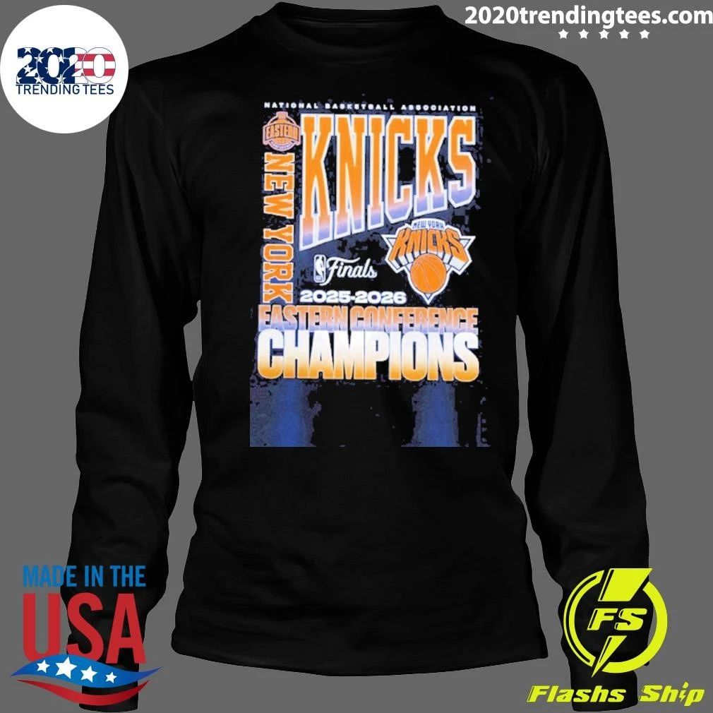 New York Knicks 2025-2026 Nba Finals Eastern Conference Champions Shirt