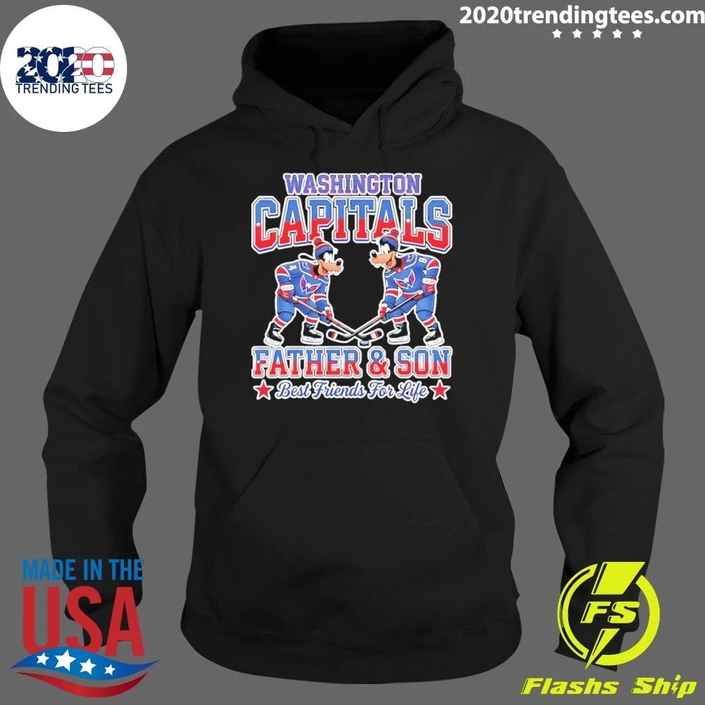 Disney Goofy Washington Capitals Father And Son Best Friends For Life Shirt
