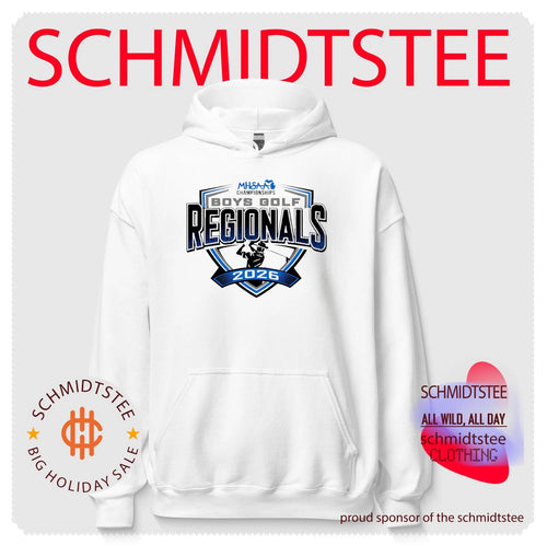 2026 MHSAA Boys Golf Regionals logo shirt