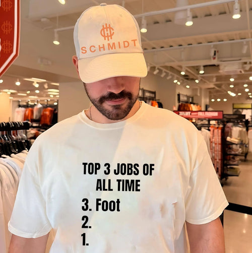 3 Jobs of all time Foot shirt