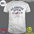 U.S. Adaptive Open 2026 Ahead White Instant Classic Tri-Blend Shirt