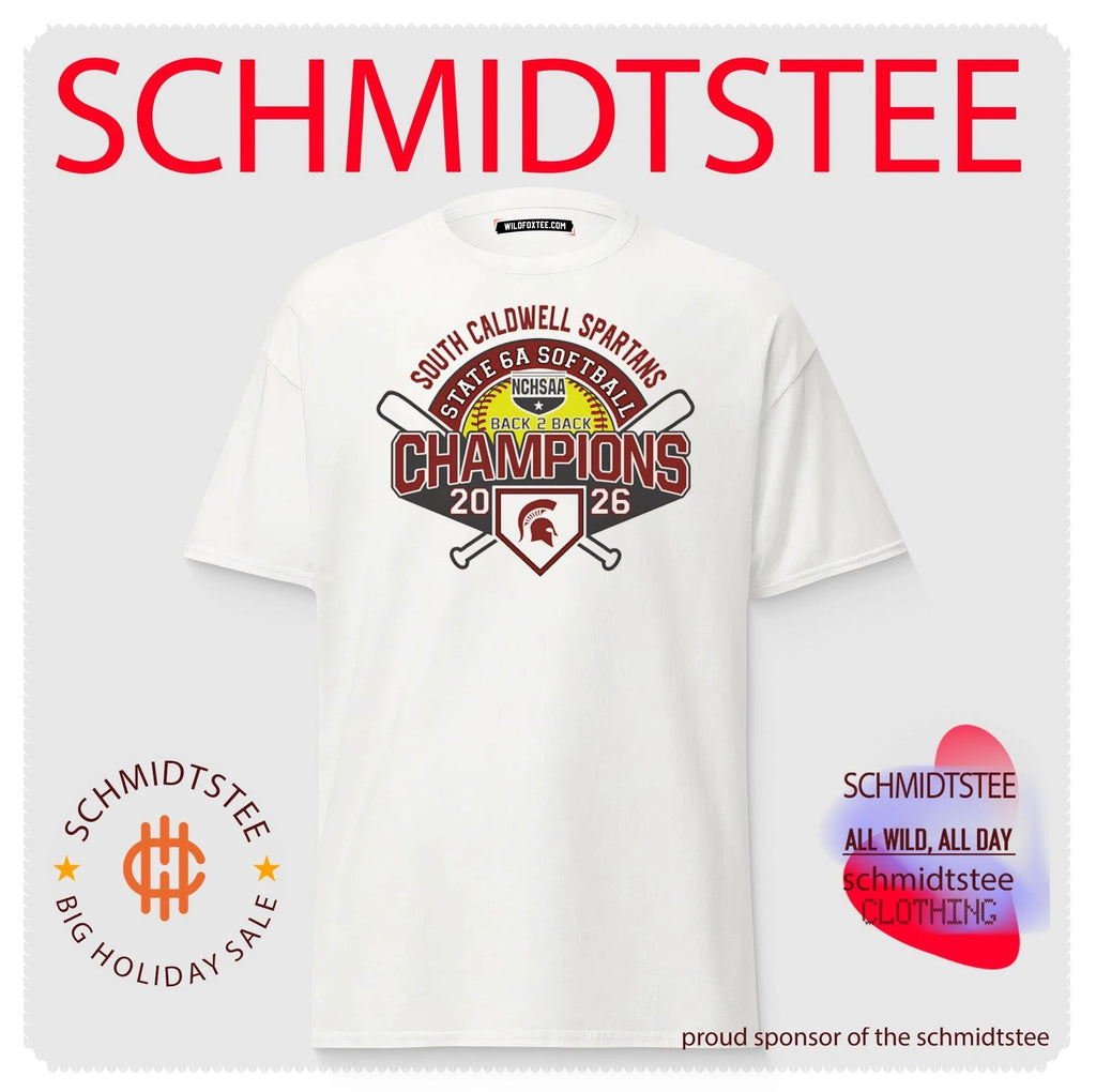 South Caldwell Spartans 2026 NCHSAA State 5A Softball Champions shirt