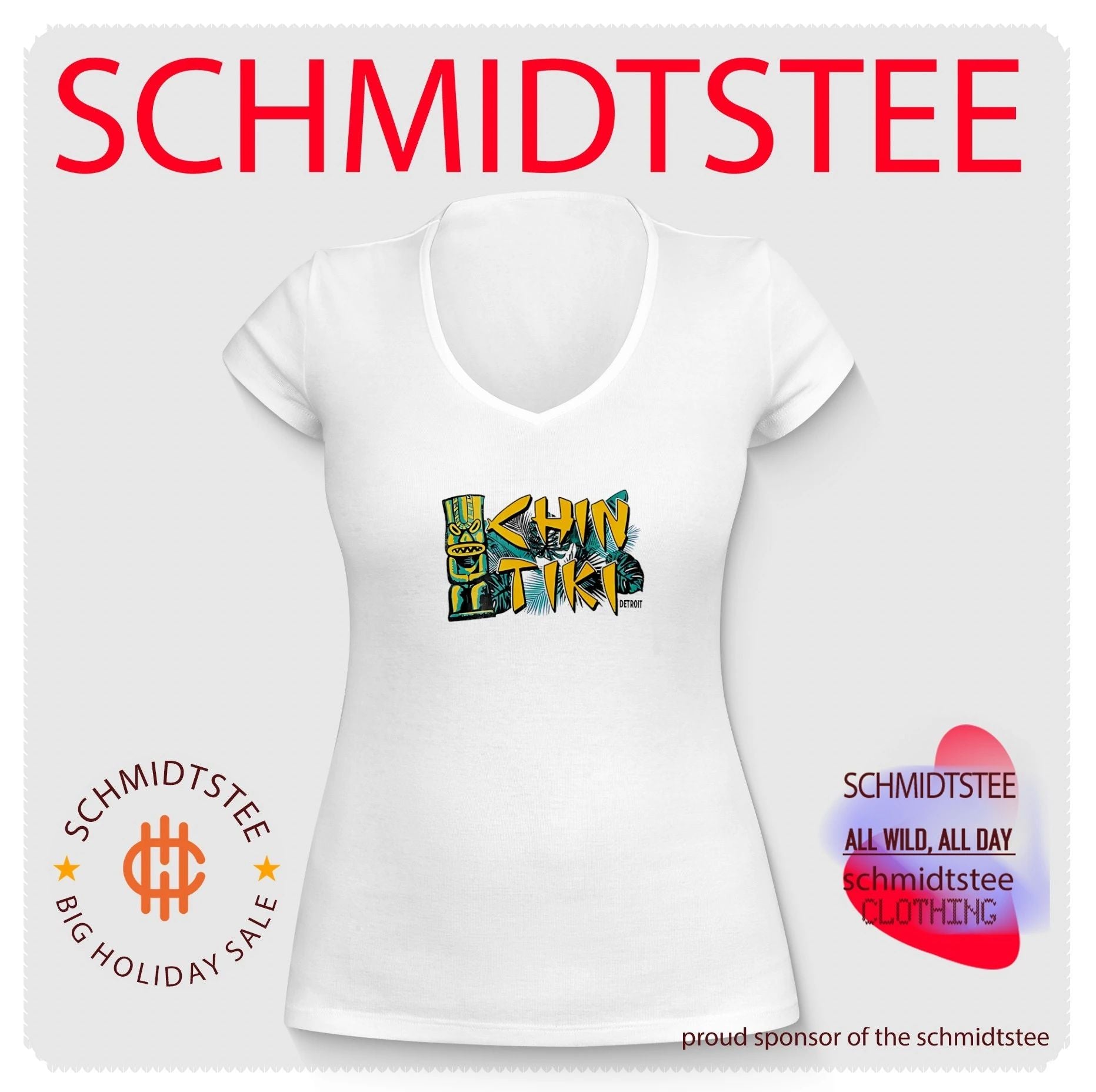 Chin Tiki Detroit retro shirt