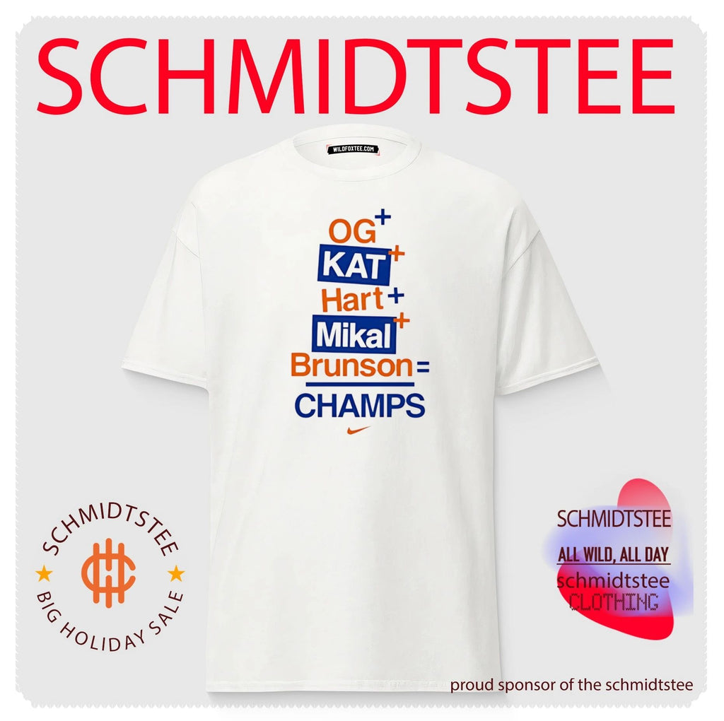 Og Kat Hart Mikal Brunson Champs New York Knicks logo 2026 shirt