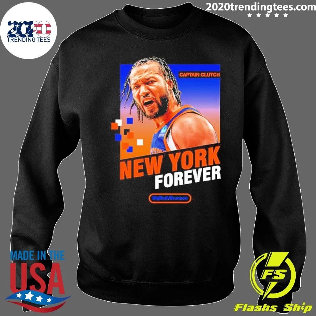 Jalen Brunson New York Knicks Captain Clutch New York Forever Shirt