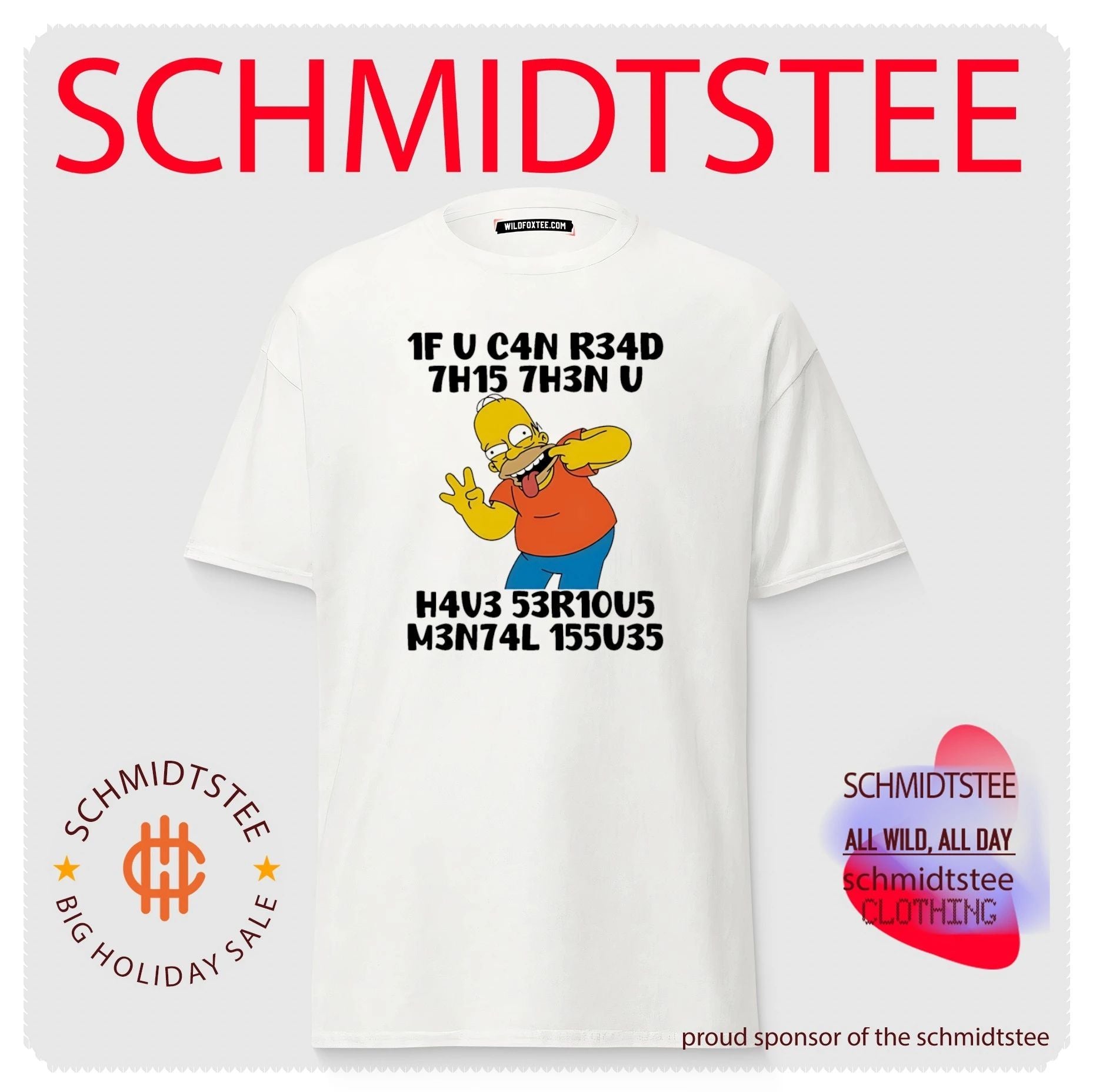 1f u c4n r34d 7h15 7h3n u h4u3 53r10u5 m3n74l 155u35 Simpson shirt