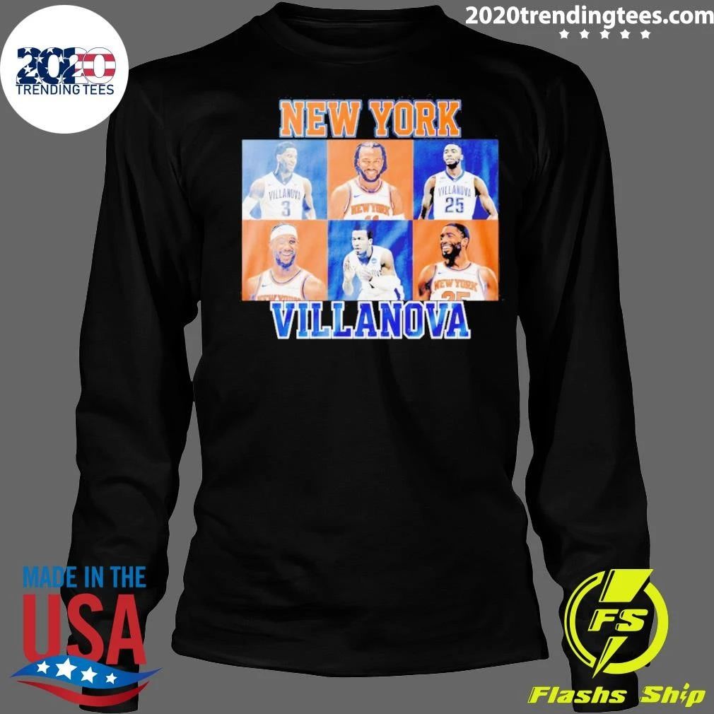 Jalen Brunson Josh Hart Mikal Bridges New York Knicks Villanova Basketball NBA Shirt