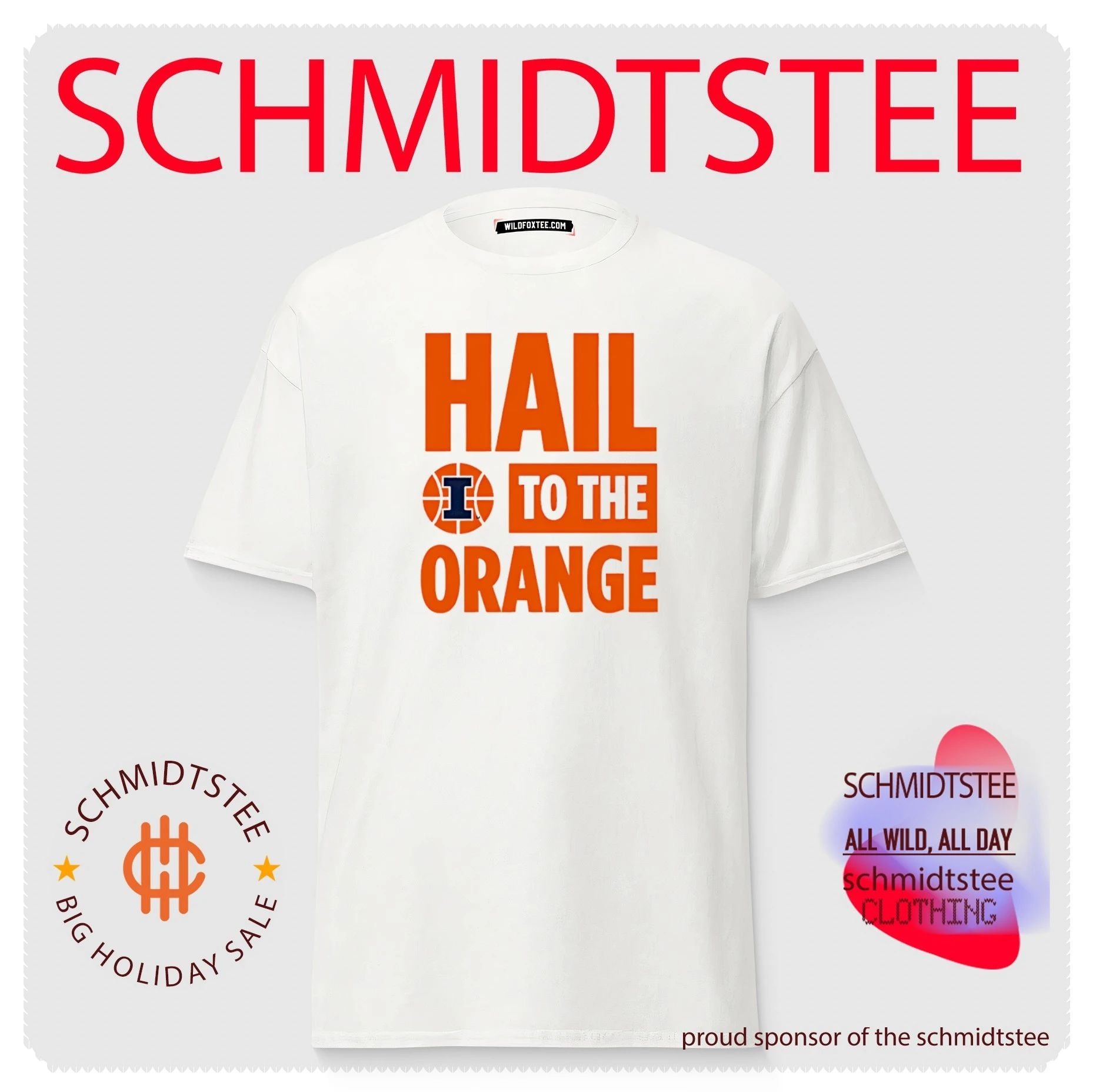 Hail to the orange Illinois Fighting Illini logo shirt