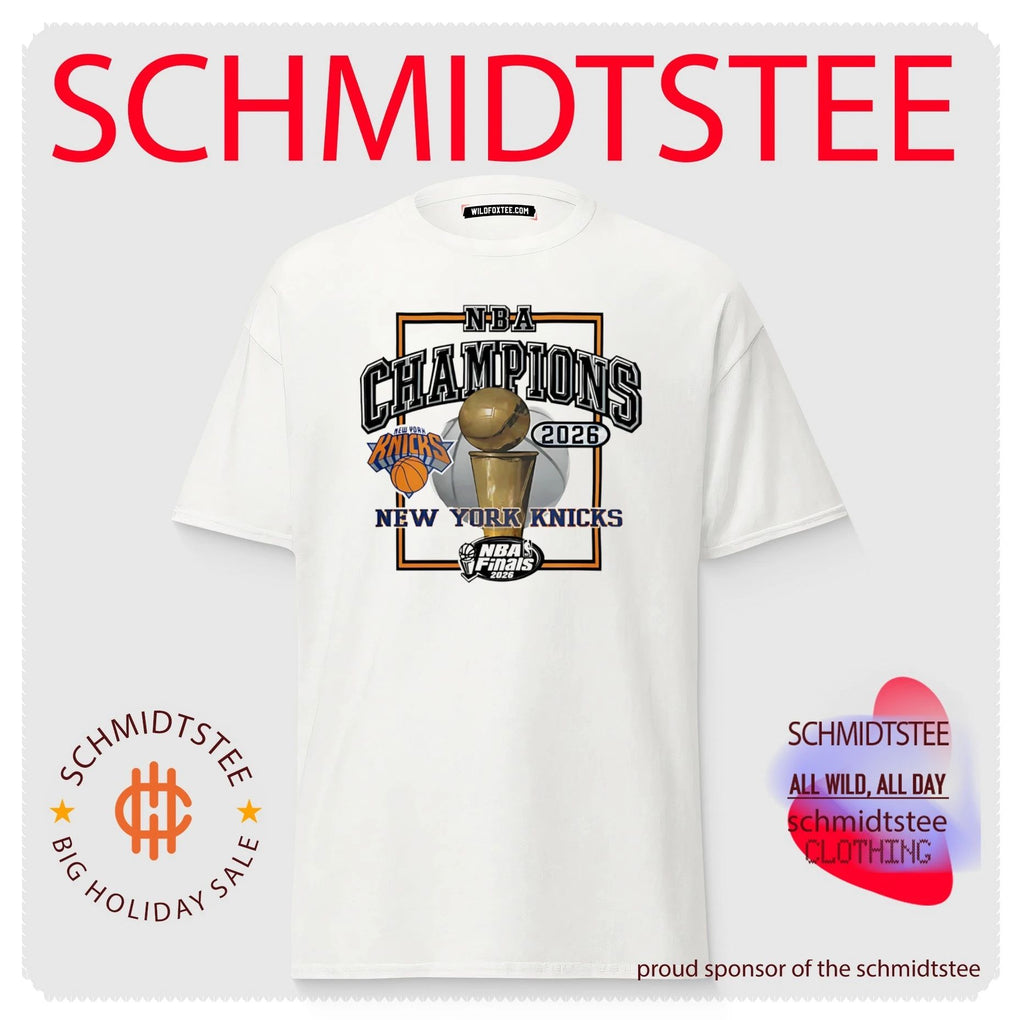 New York Knicks NBA Finals Champions 2026 Graphic trophy shirt