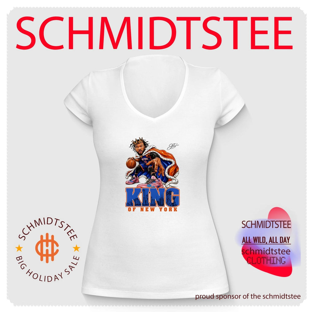 King of New York Knicks Jalen Brunson signature paint shirt