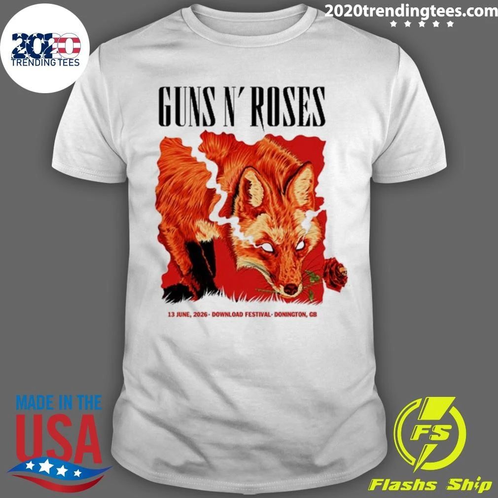 Download Festival Guns N’ Roses Tour Donington Park June 13 2026 Shirt
