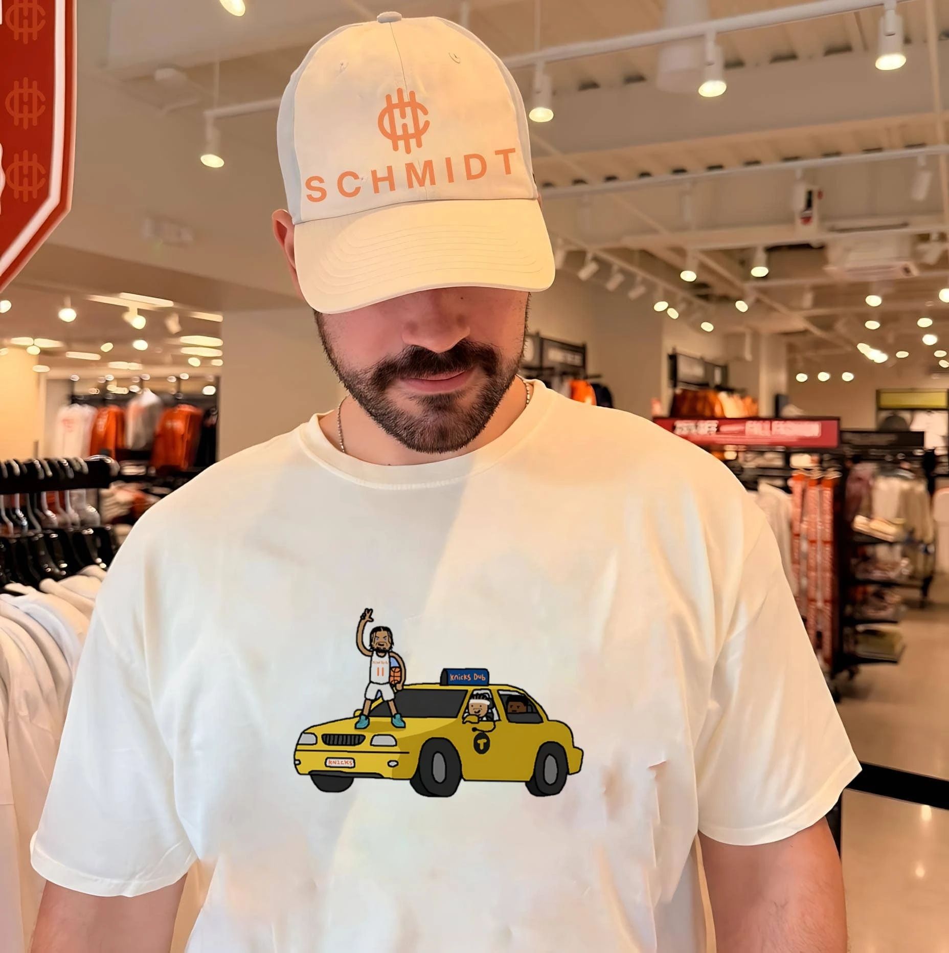 Jalen Brunson New York Knicks taxi ride paint shirt