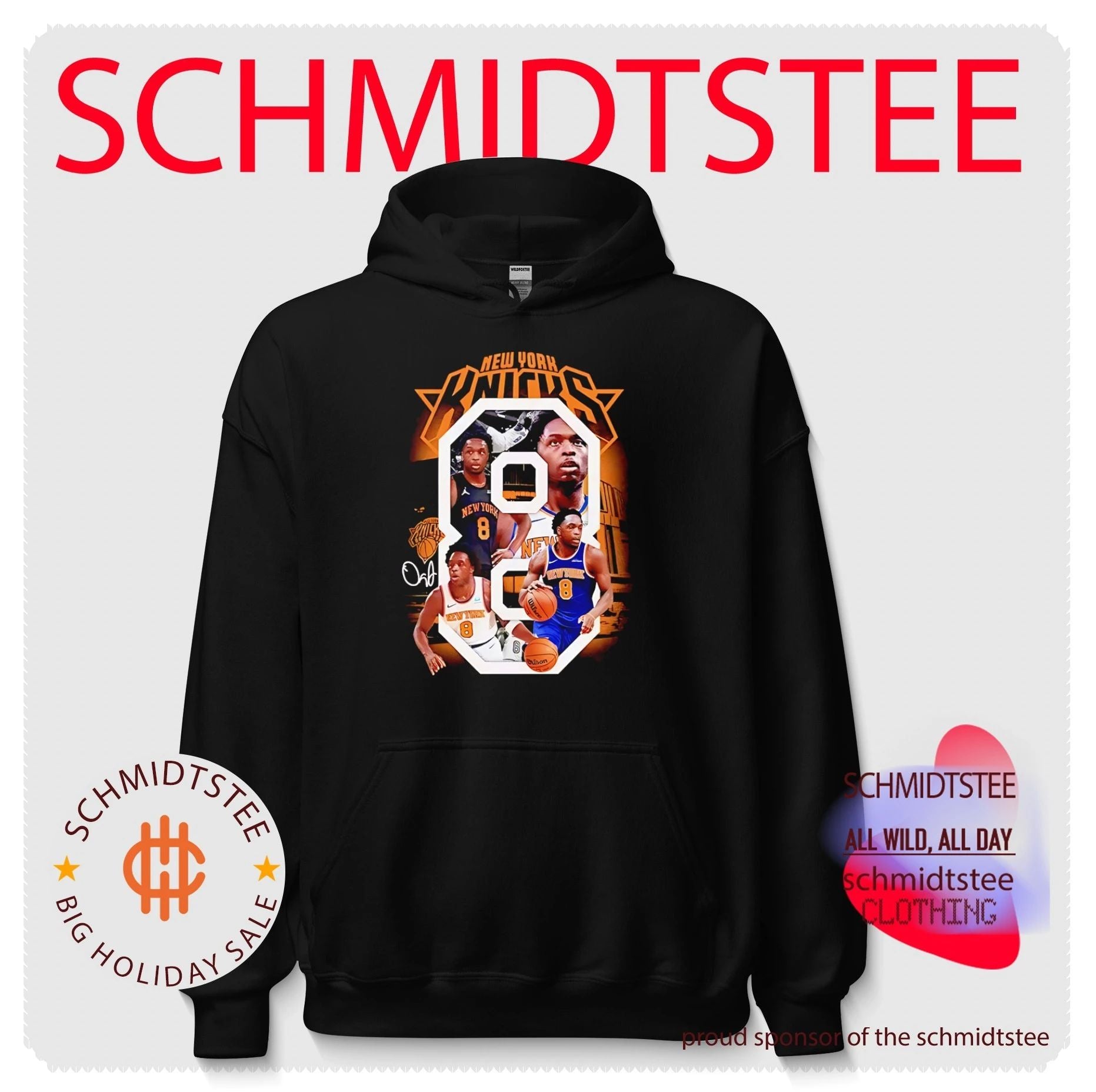 New York Knicks OG Anunoby number 8 graphic vintage shirt