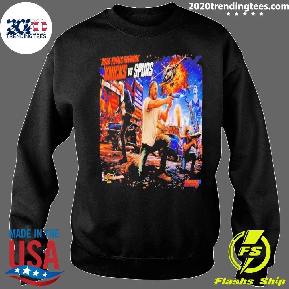 Jalen Brunson Vs Wemby Breezy New York Knicks Vs San Antonio Spurs Basketball Nba Finals 2026 Shirt