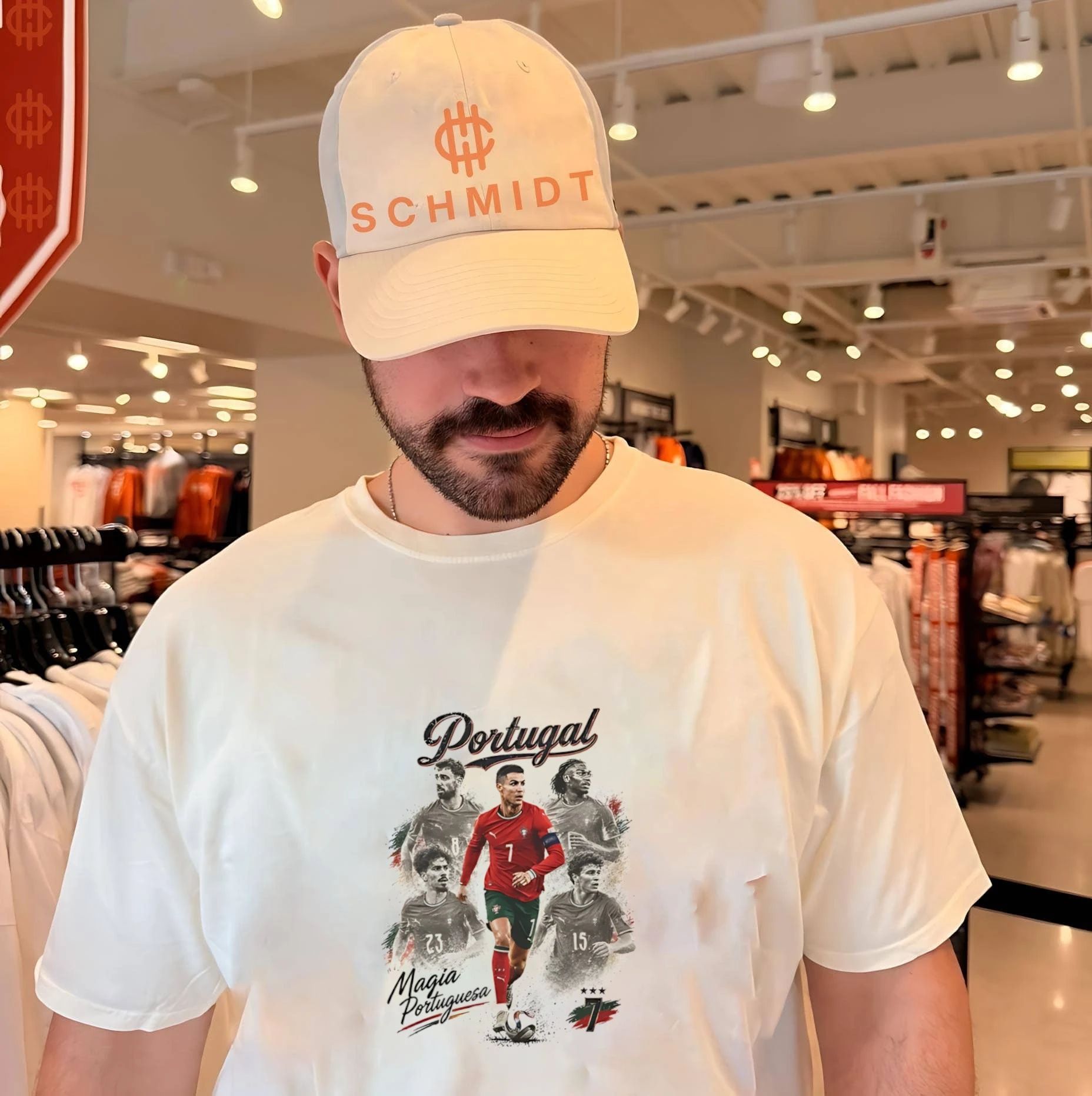 Portugal World Cup Cristiano Ronaldo and teammates graphic shirt
