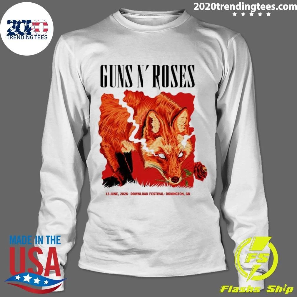 Download Festival Guns N’ Roses Tour Donington Park June 13 2026 Shirt
