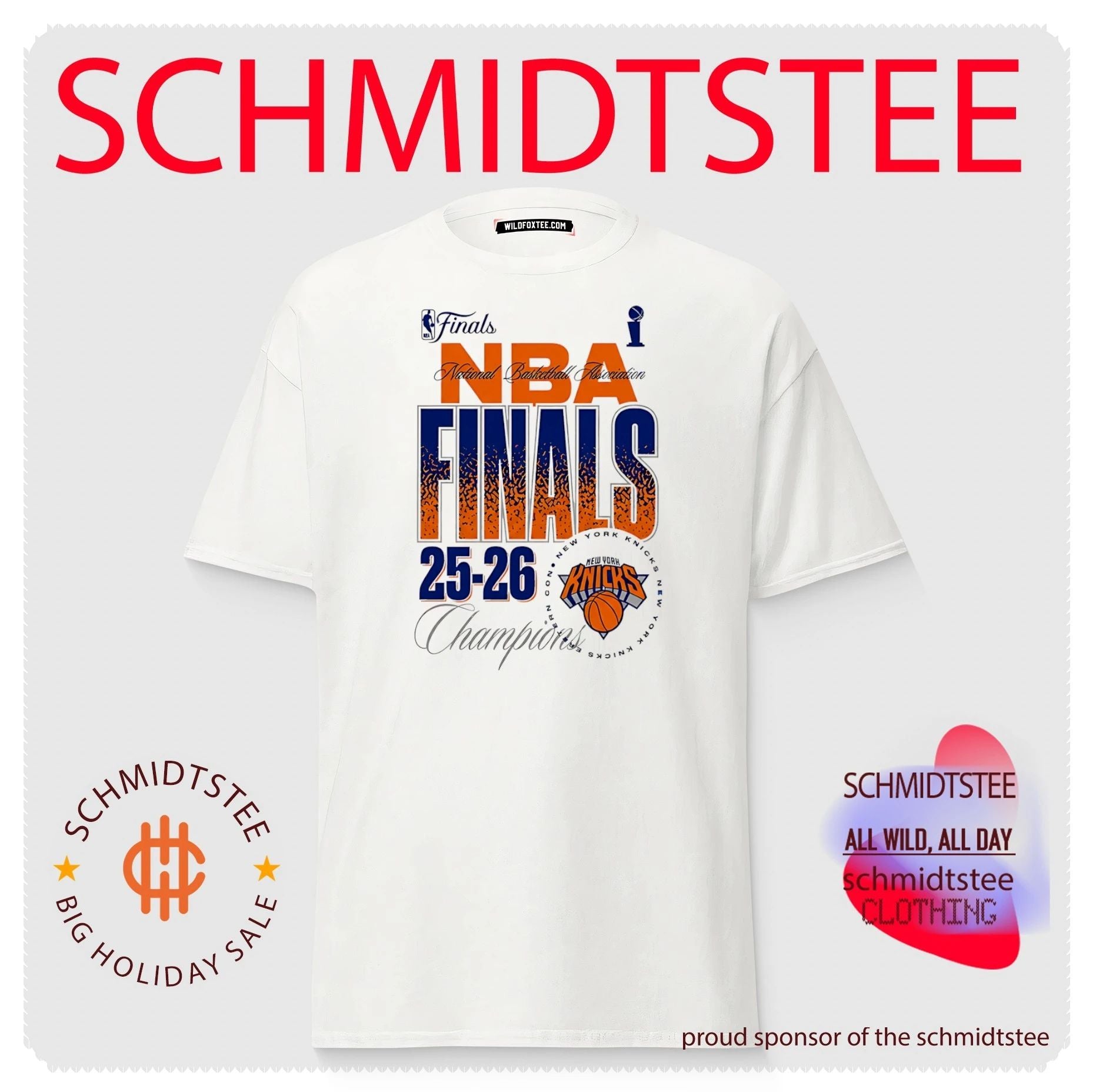 New York Knicks National Basketball Association Finals logo shirt