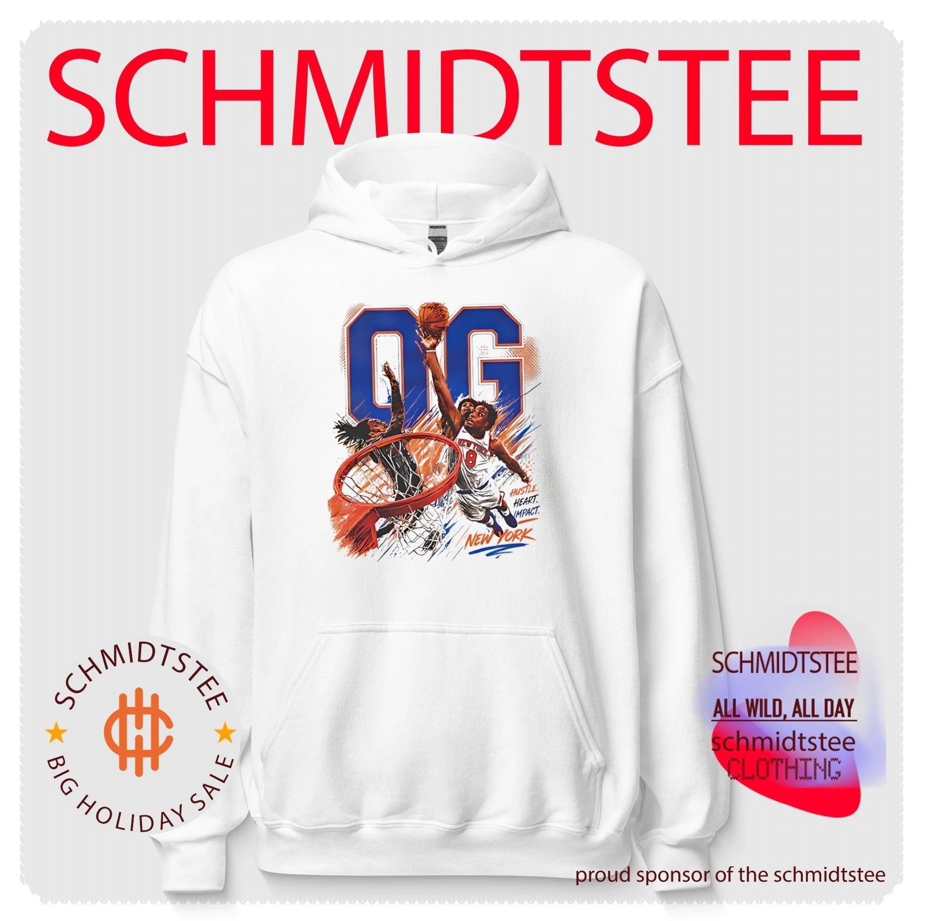 New York Knicks OG Anunoby dunking moment shirt
