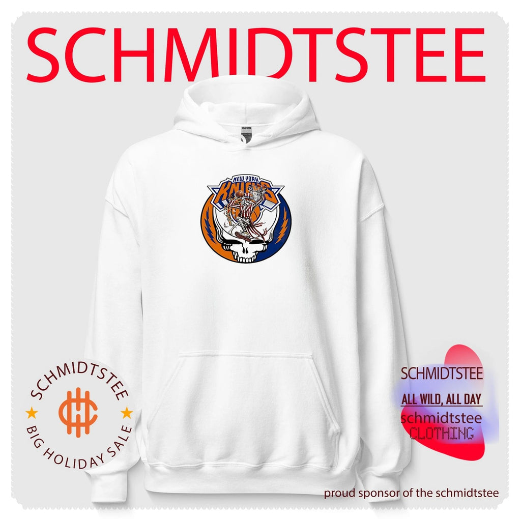 New York Knicks Grateful Dead steal your face skull logo shirt