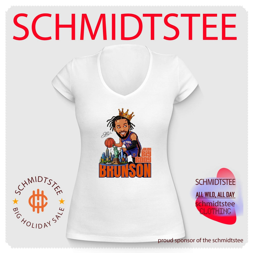 New York Knicks Jalen Brunson big body caricature signature shirt