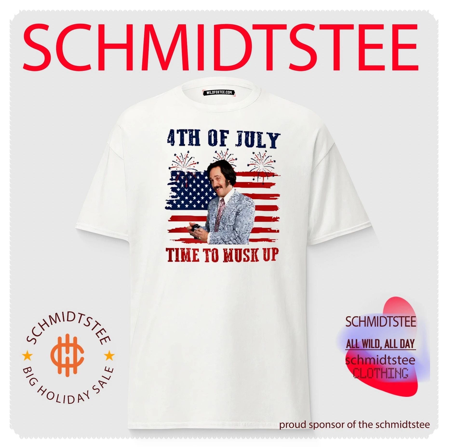 Brian FanBrian Fantana Time To Musk Up Anchorman 4th of July shirt