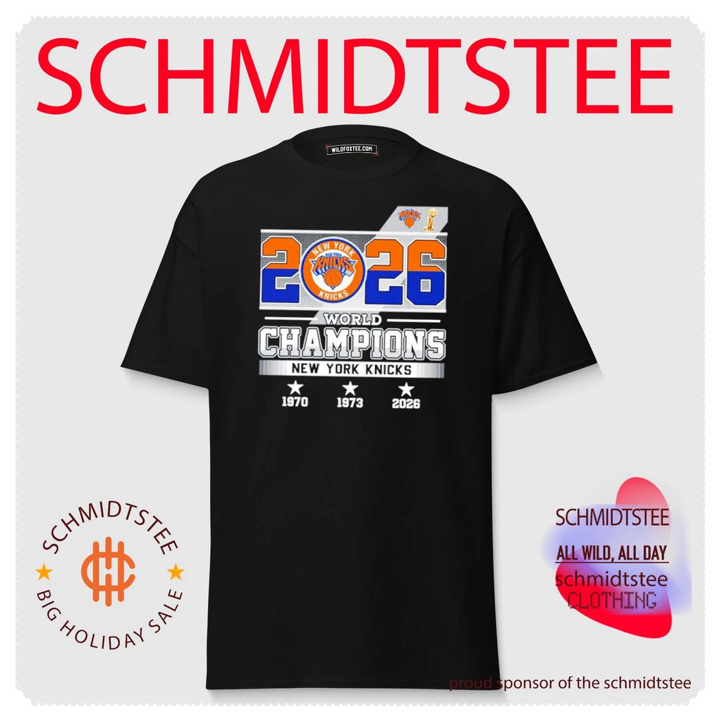 New York Knicks 2026 World Champions 3 Tittle shirt