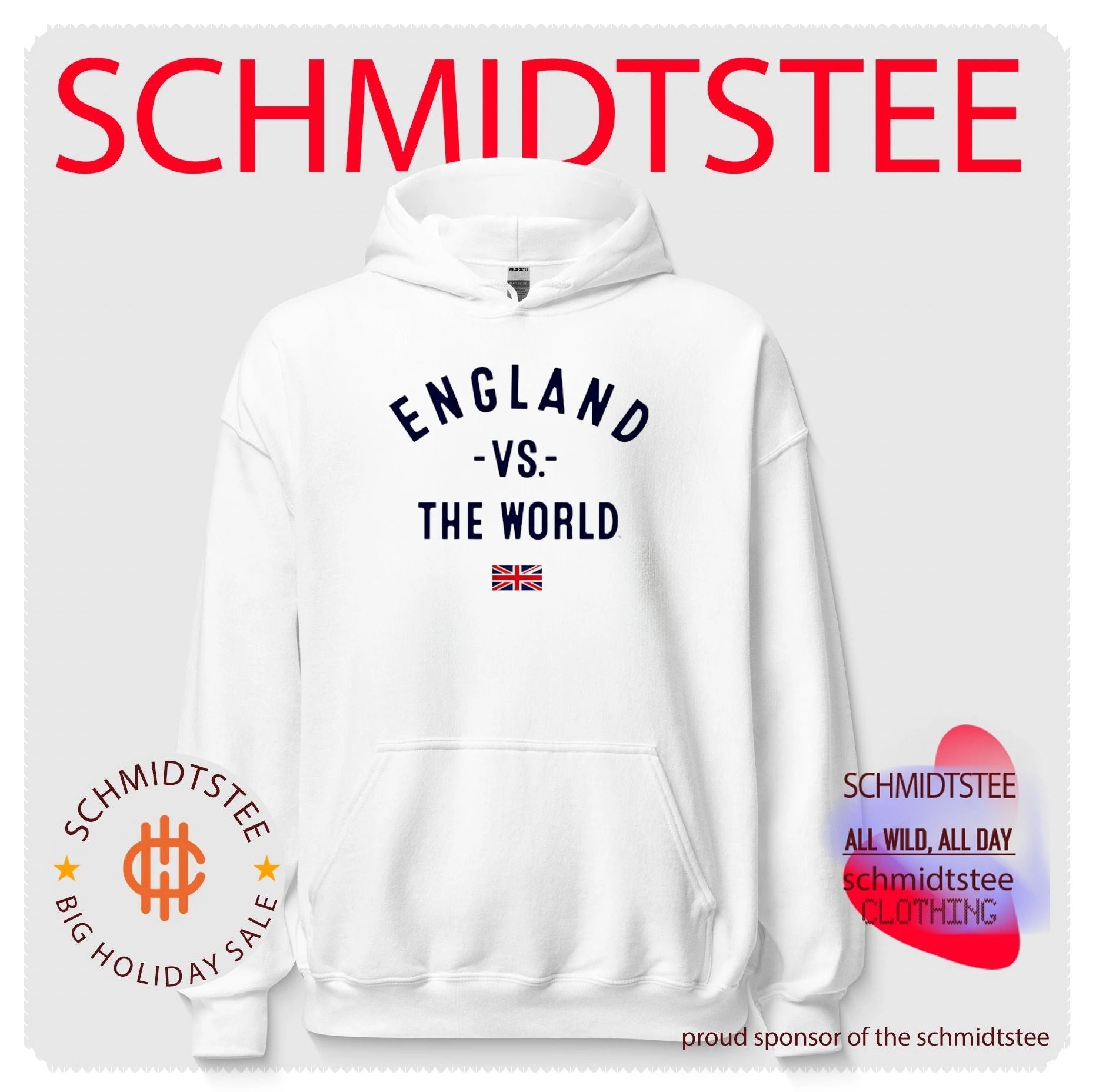 England vs The World 2026 flag shirt
